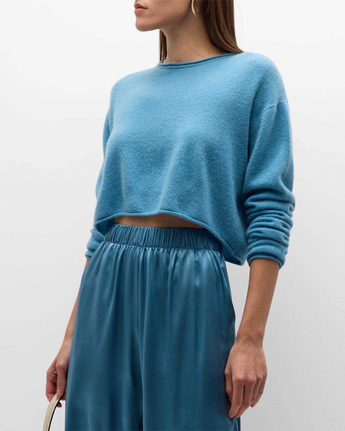 Cashmere Cropped Pullover