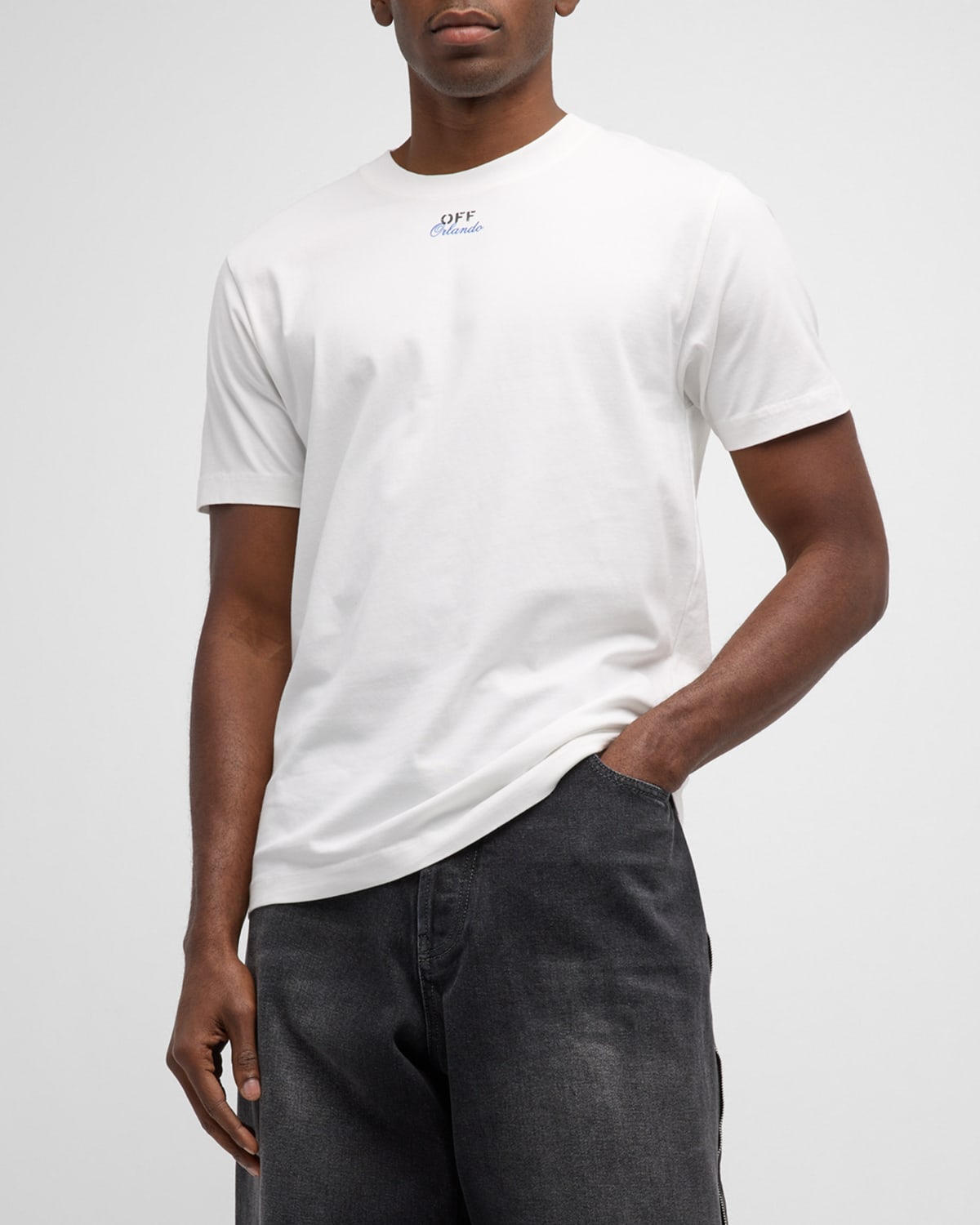 Off-white Men's Orlando City T-shirt In White Blue