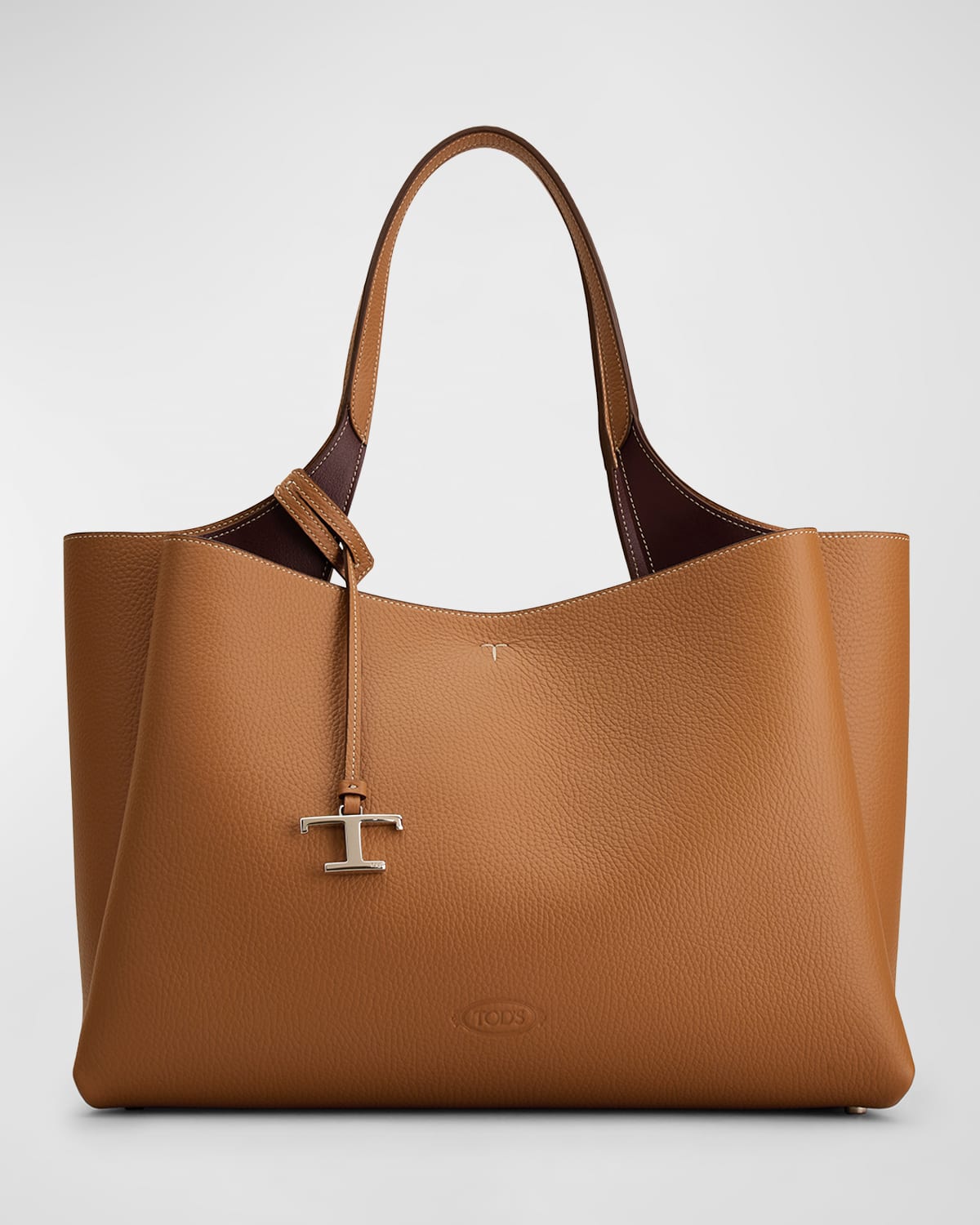 MEDIUM TSB SAC LEATHER TOTE BAG