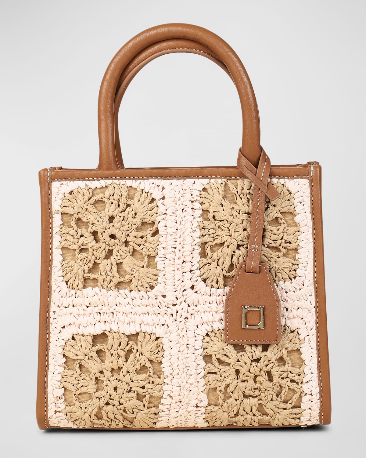 Ayesha Small Flora Crochet Tote Bag