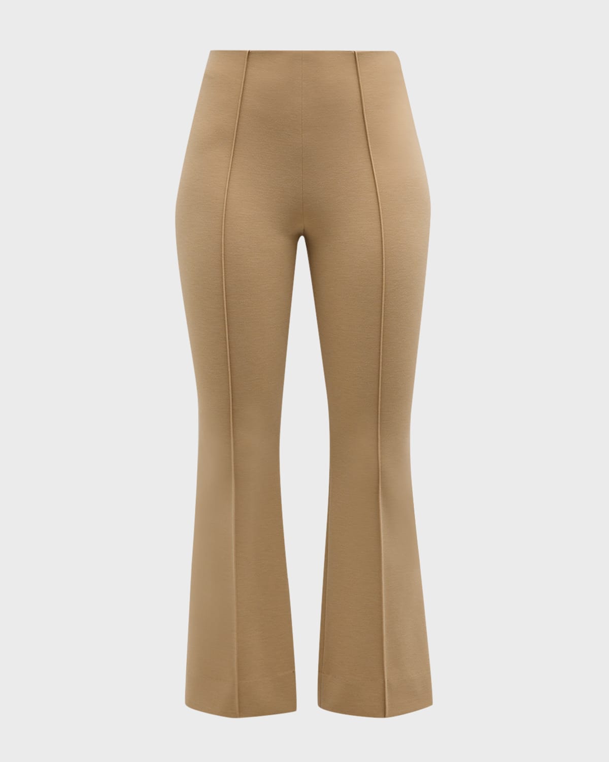 Atm Anthony Thomas Melillo Ponte Knit Kick Flare Pants In Soft Fawn