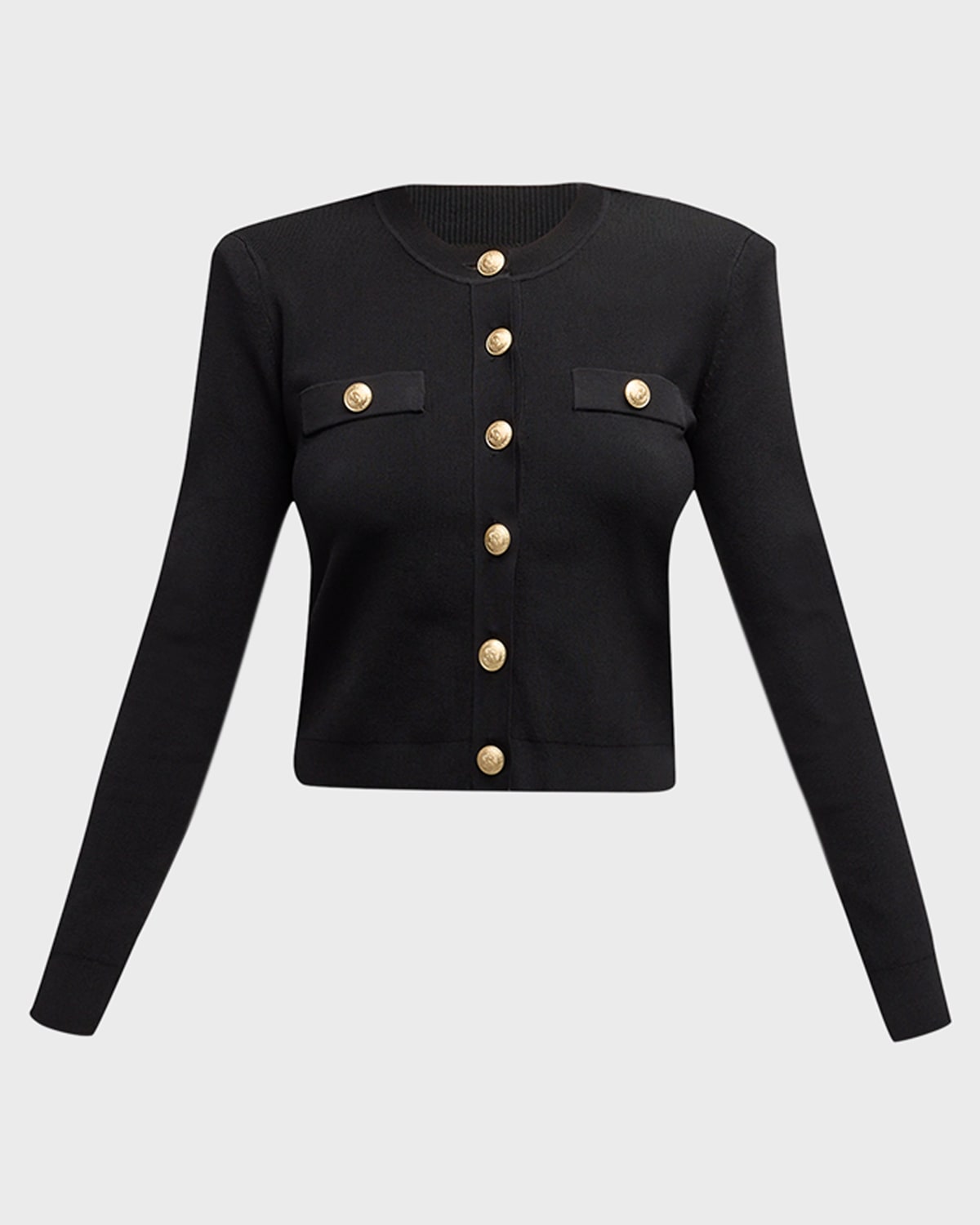 Shop L Agence Toulouse Cardigan In Black