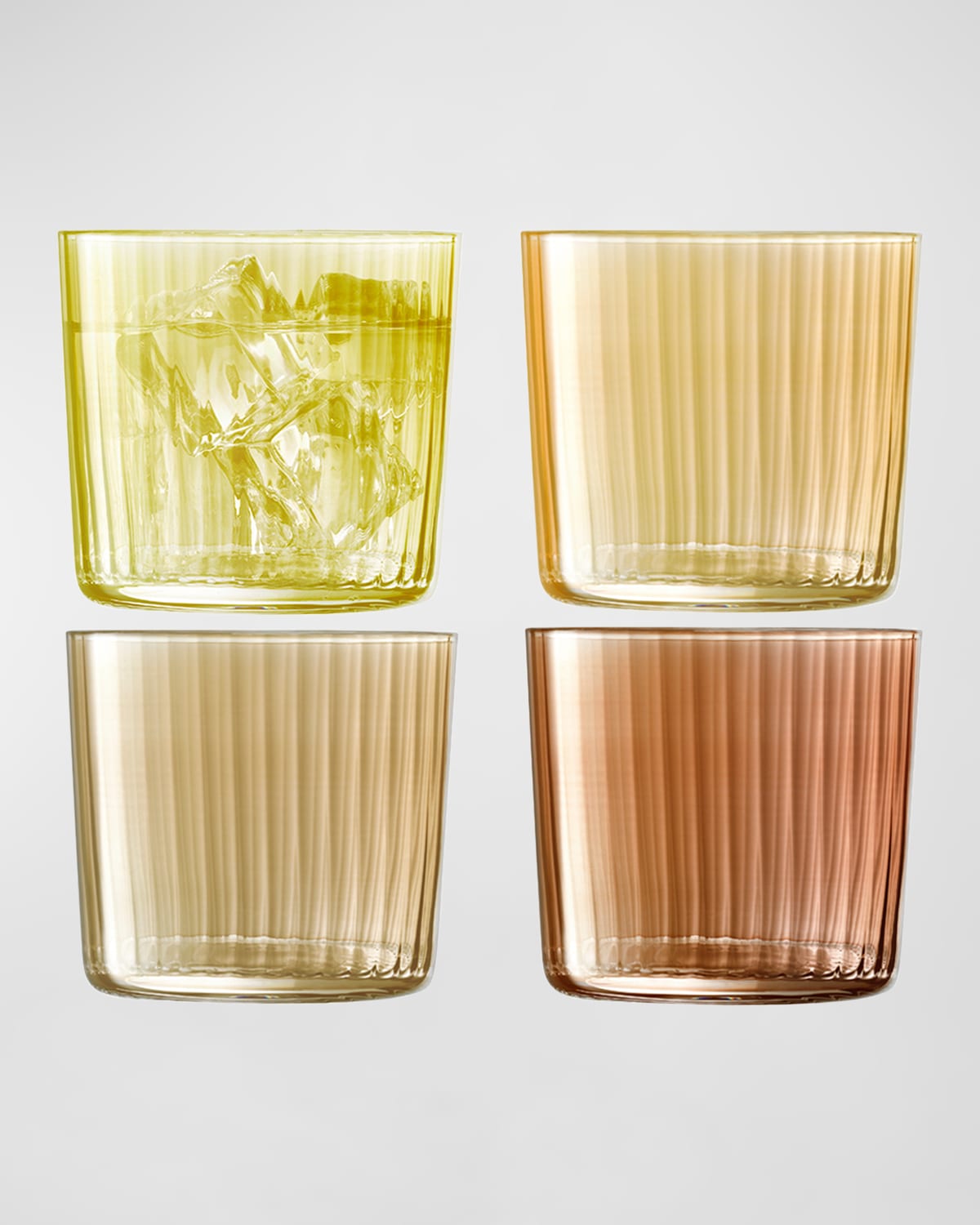 Lsa Gems Set Of 4 Tumblers In Orange