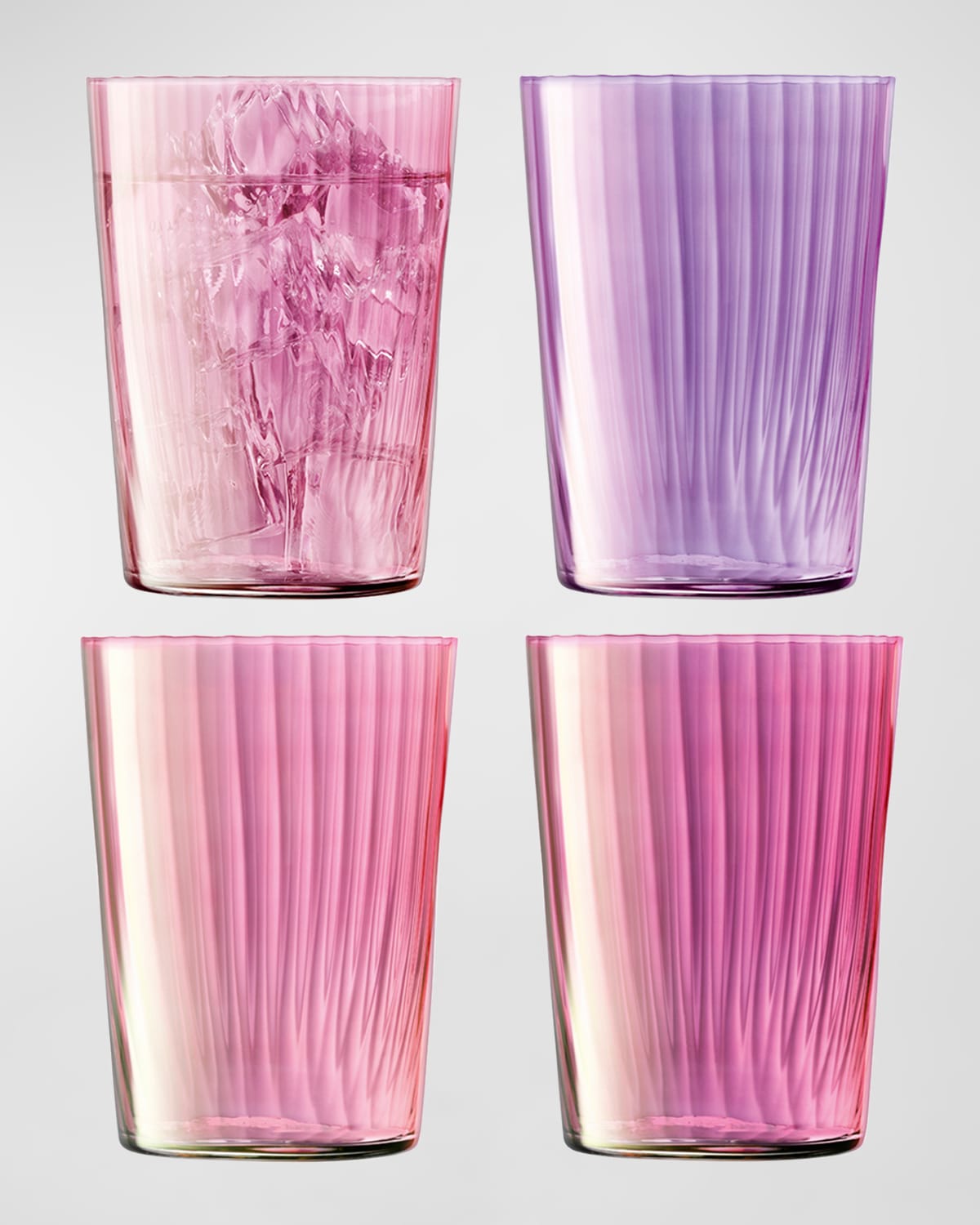 Shop Lsa Gems Tumblers, 19 oz - Set Of 4 In Pink