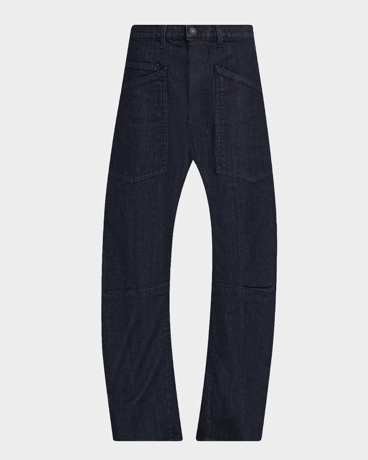 Nili Lotan Shon Cropped Jeans In Purple