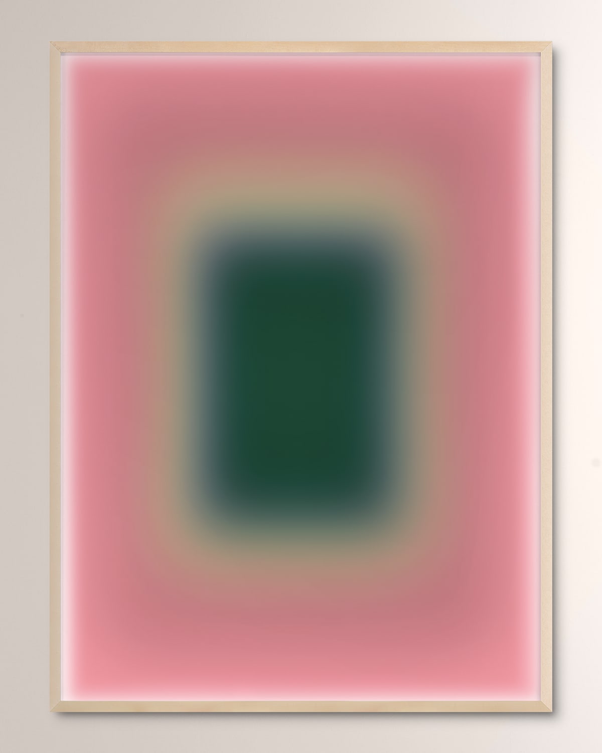 Shop Grand Image Home Blur 4 Giclee By Renee Stramel In Green, Pink, Yellow