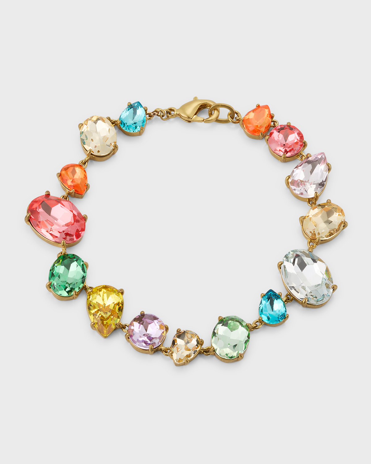 Roxanne Assoulin The Mad Merry Marvelous Jewel Bracelet In Multi / Gold