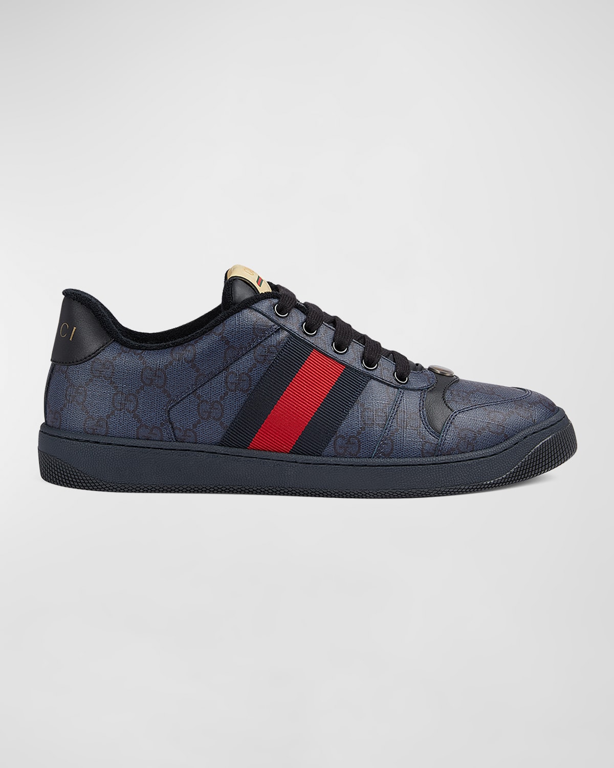 Gucci supreme sneakers black online