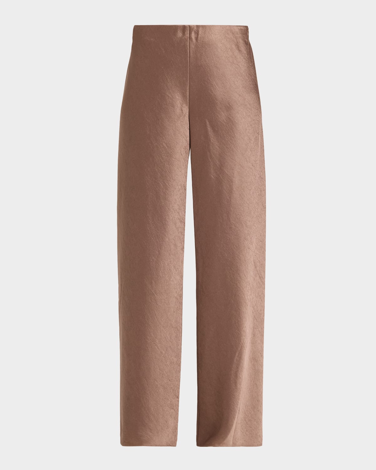 Vince Womens Mauve Lilac High-rise Wide-leg Woven Trousers In Brown