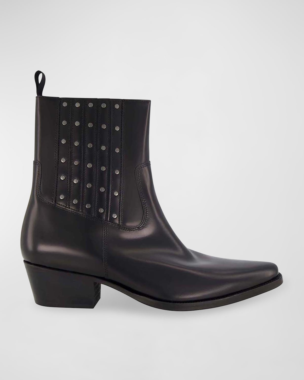 Men's Studded Leather Chelsea Boots
