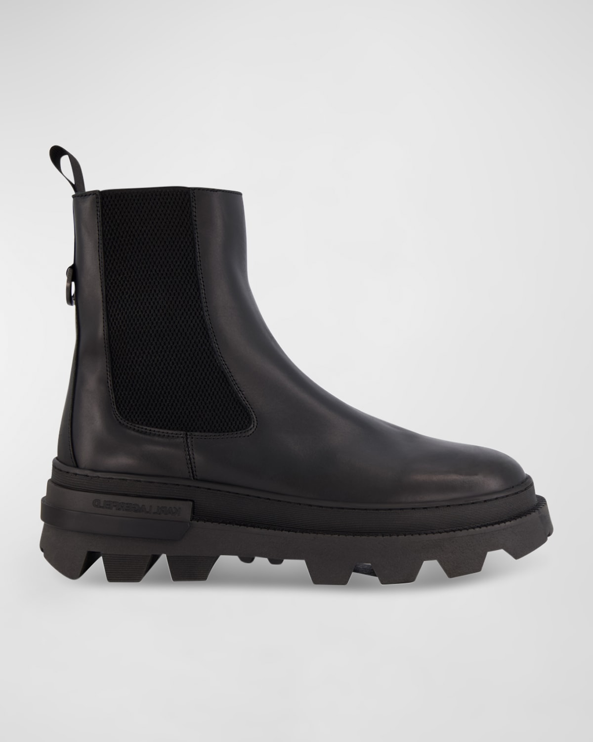 Men's Leather Lug Sole Chelsea Boots