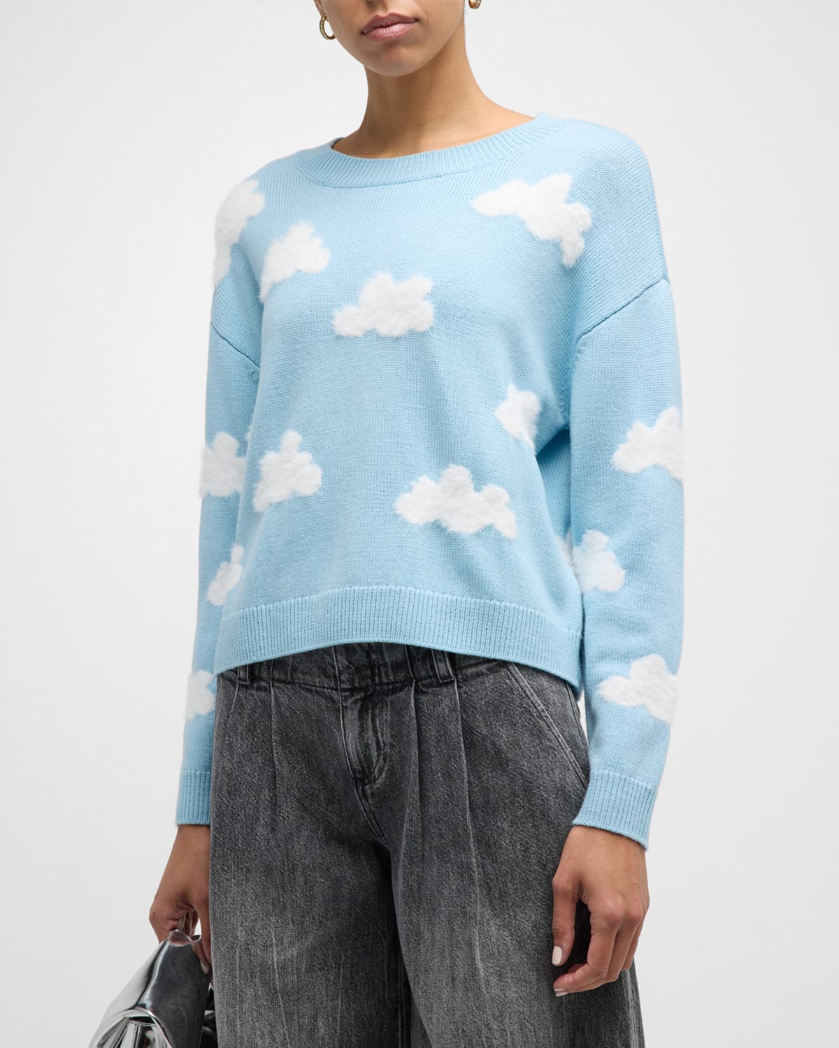 ALICE AND OLIVIA GLEESON CLOUD PULLOVER