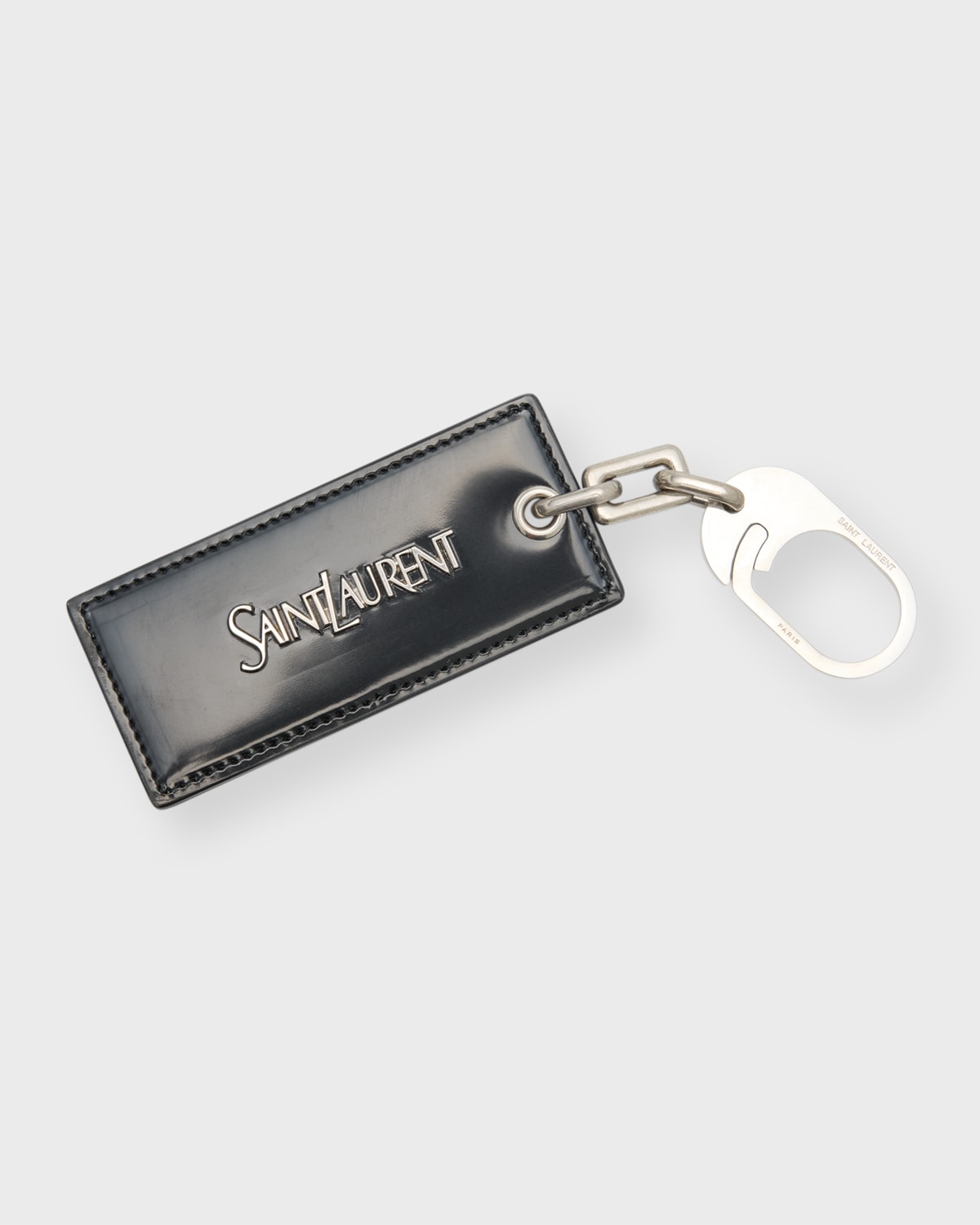 Yves Saint Laurent Logo Keychain - Black Keychains, Accessories