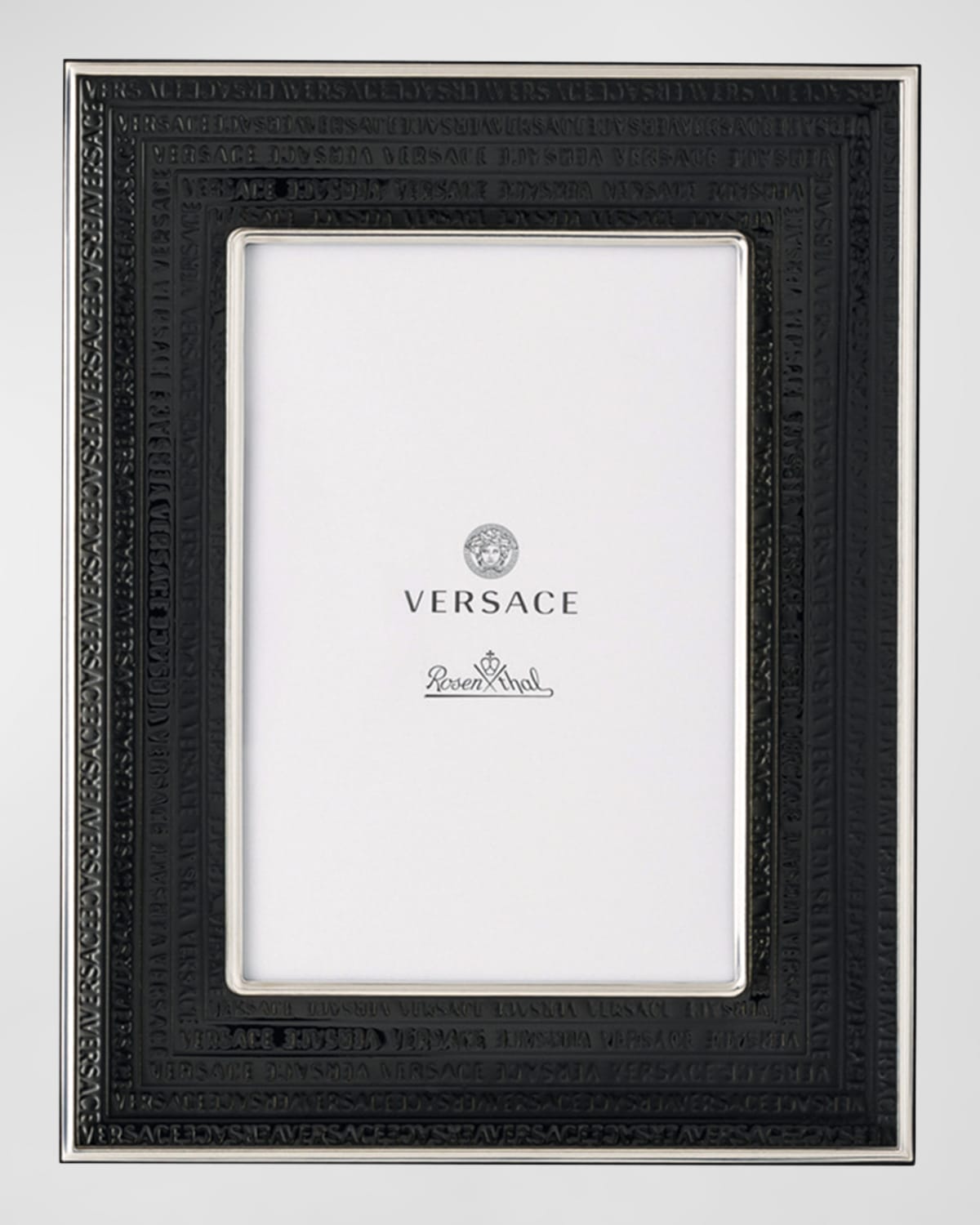 Versace X Rosenthal Vhf11 Picture Frame, 4" X 6" In Silver