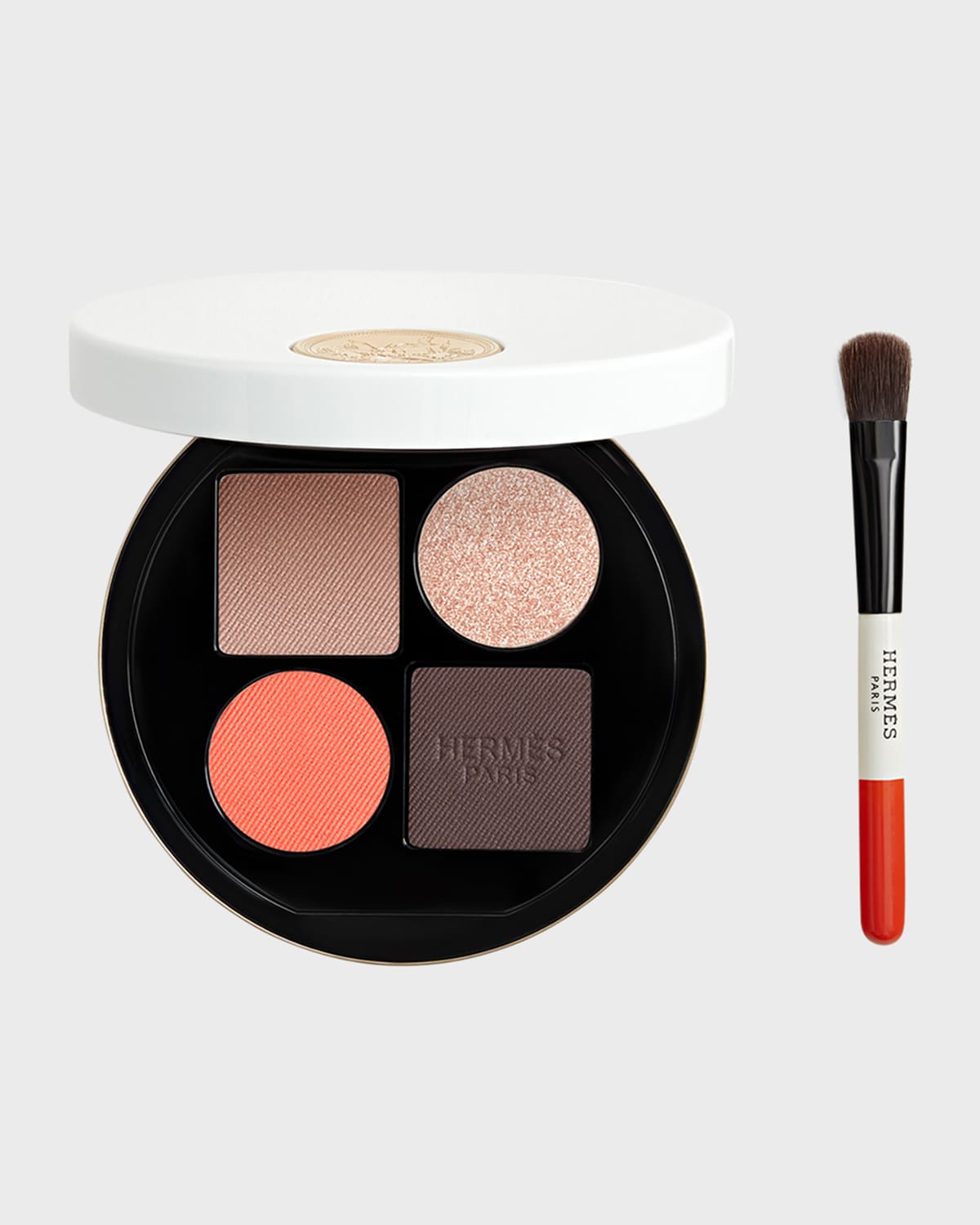 Shop Hermes Ombres D' Eyeshadow Quartet In Ombres Fauves