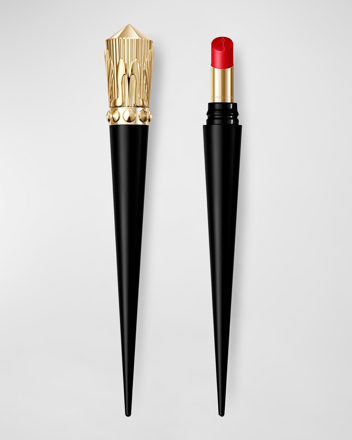 Shop Christian Louboutin Rouge Stiletto Lumi Matte Lipstick In Private Red