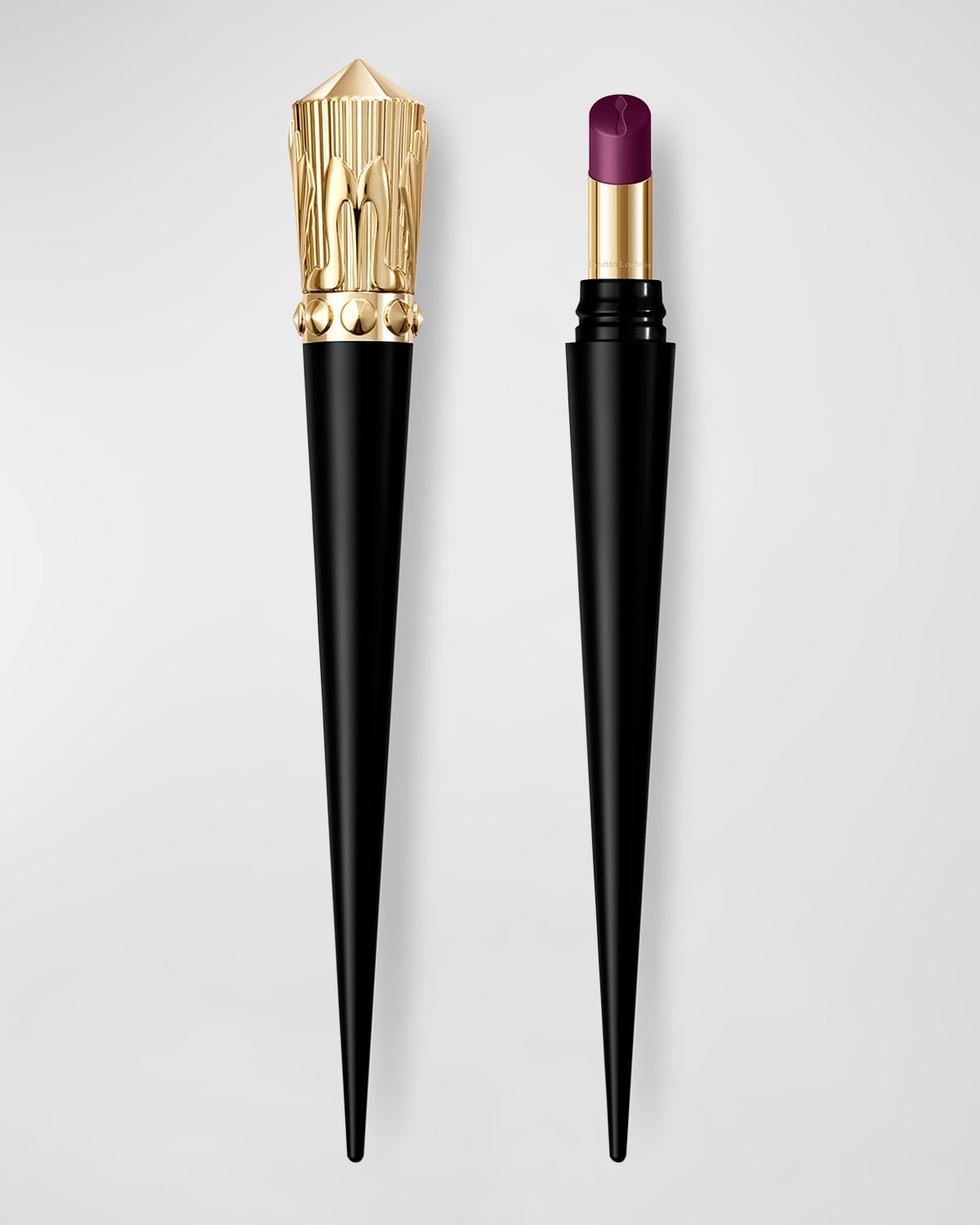 Shop Christian Louboutin Rouge Stiletto Lumi Matte Lipstick In Supra Plum