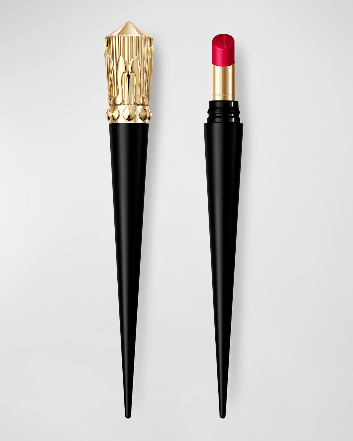 Shop Christian Louboutin Rouge Stiletto Lumi Matte Lipstick In Drama Rose