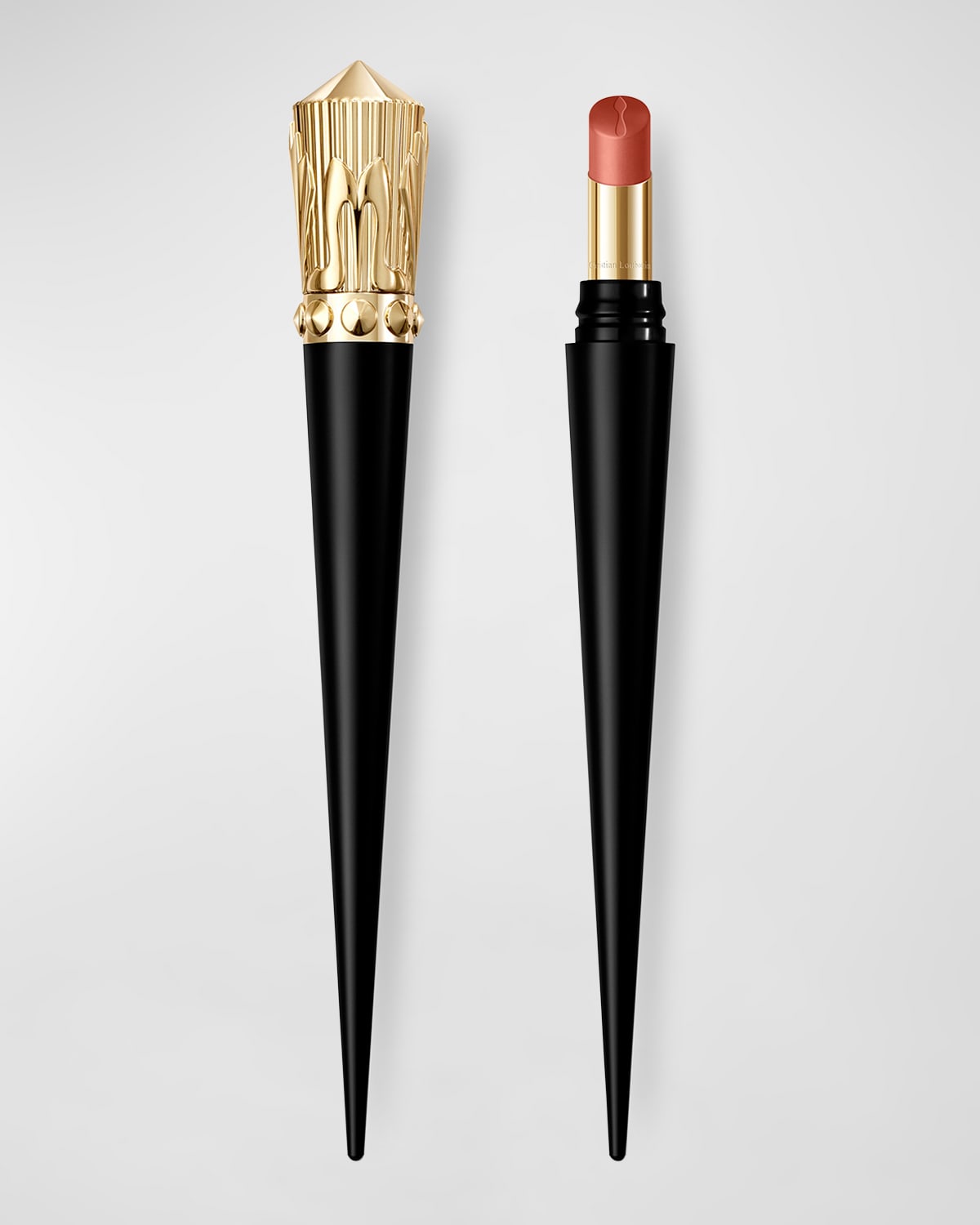 Shop Christian Louboutin Rouge Stiletto Lumi Matte Lipstick In Coralito