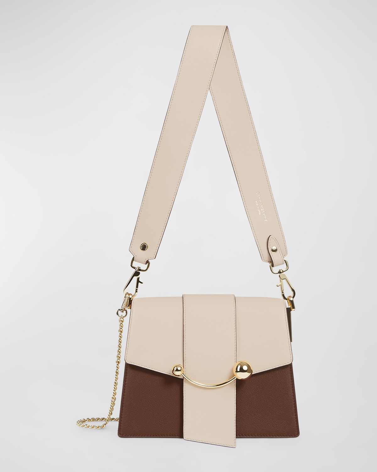 Strathberry Crescent Leather Shoulder Bag, Bags