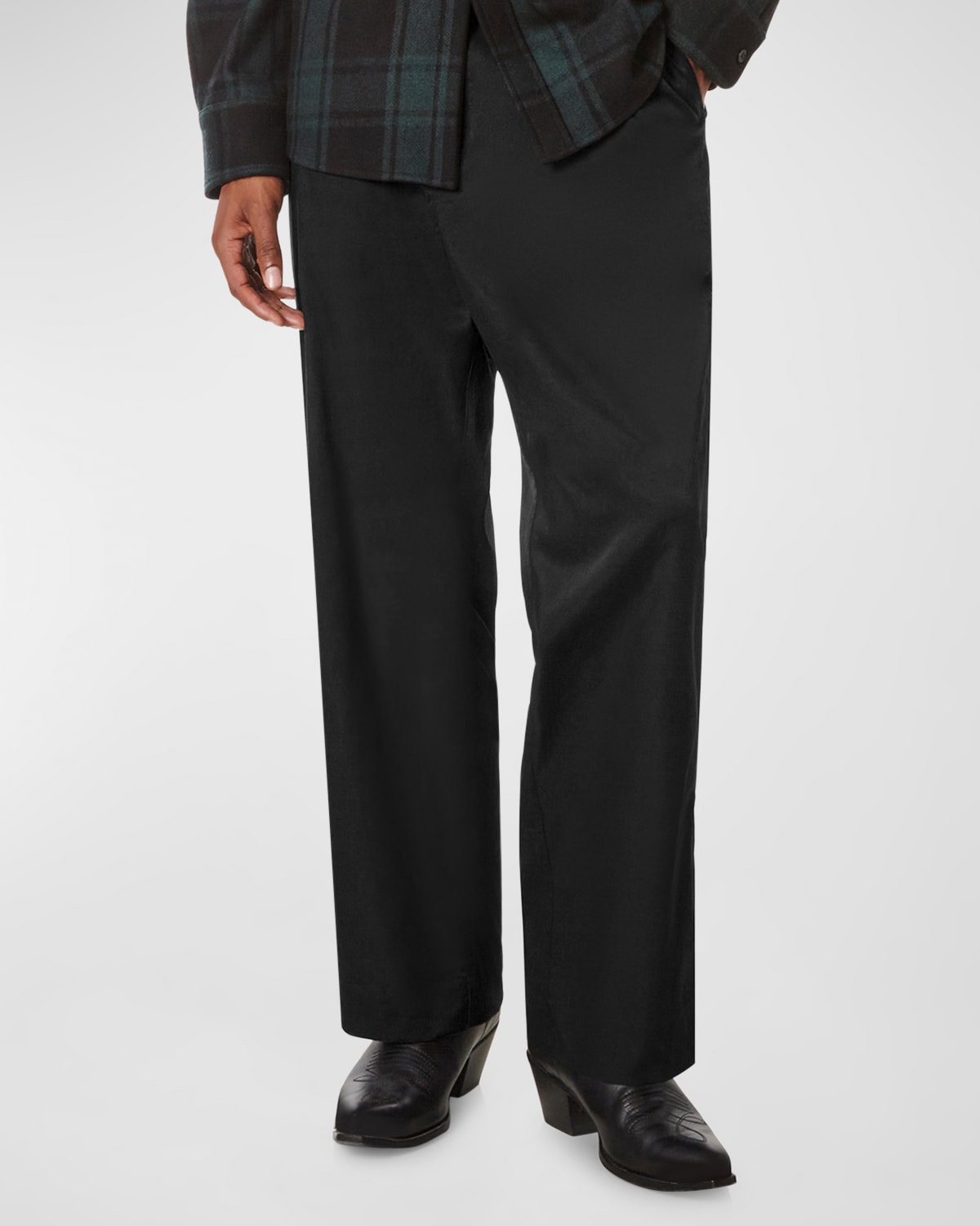 Teddy Vonranson Men's Gryson Wind Trousers In Black