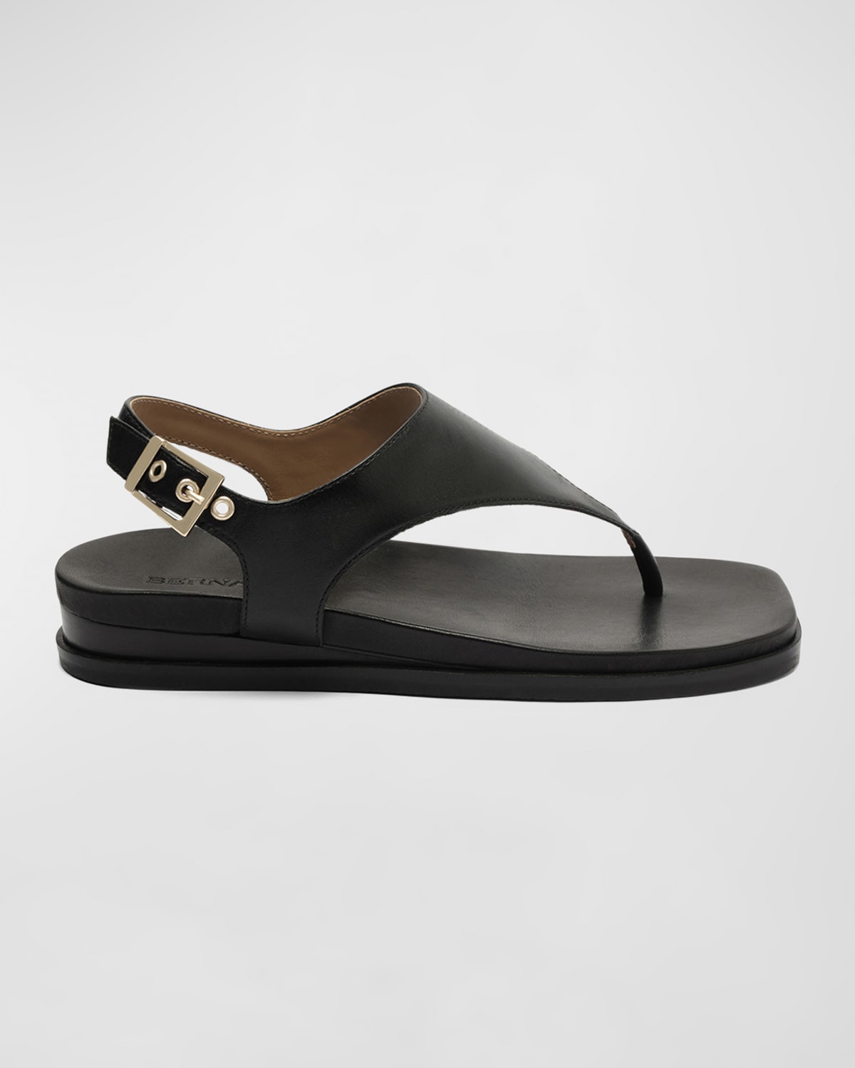 Bernardo Concord Low Wedge Sandals In Black Antique Cal