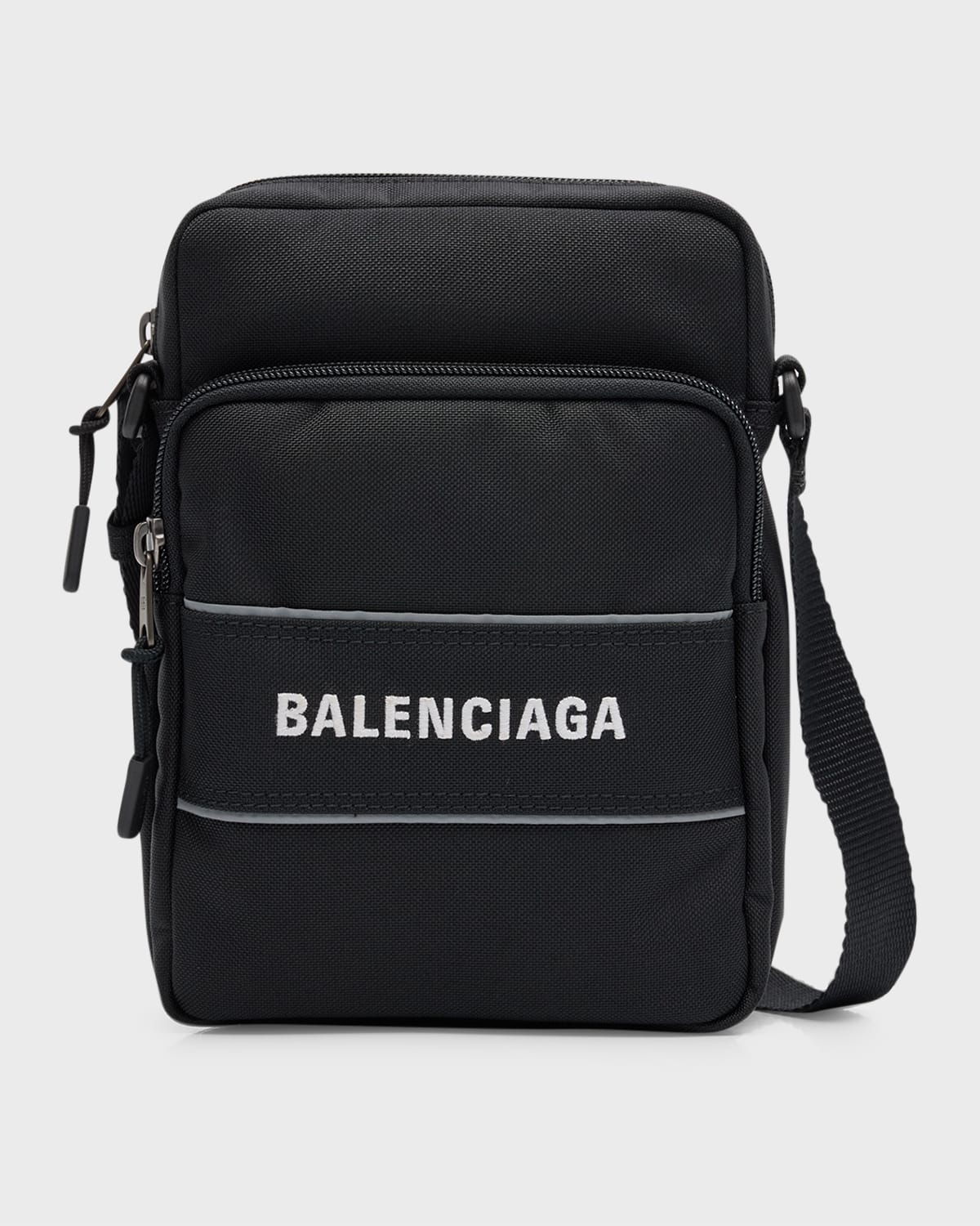 Shop Balenciaga Sport Small Messenger Bag In 1090 Black