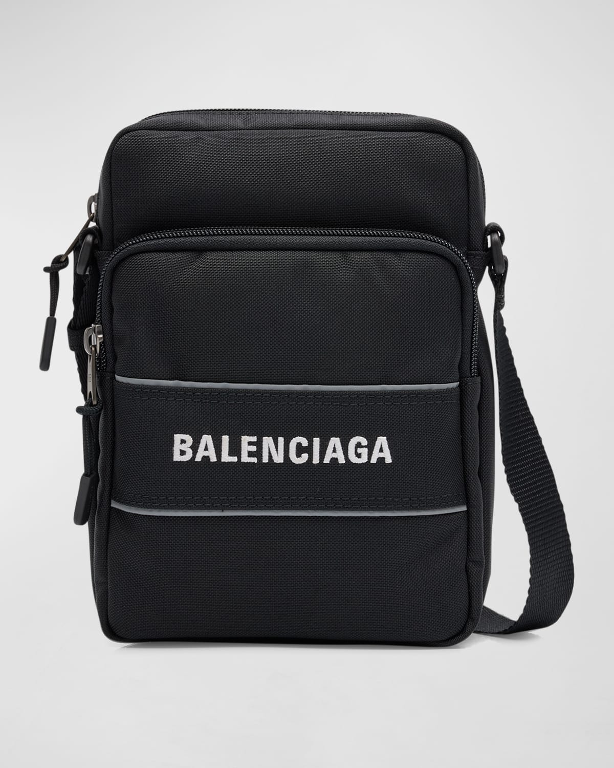 Shop Balenciaga Sport Small Messenger Bag In 1090 Black