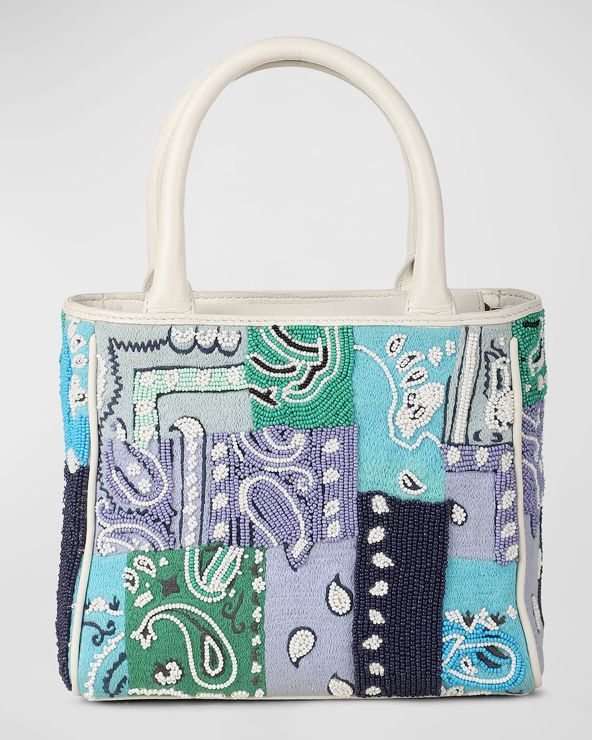 Tasha Small Beaded Tote Bag