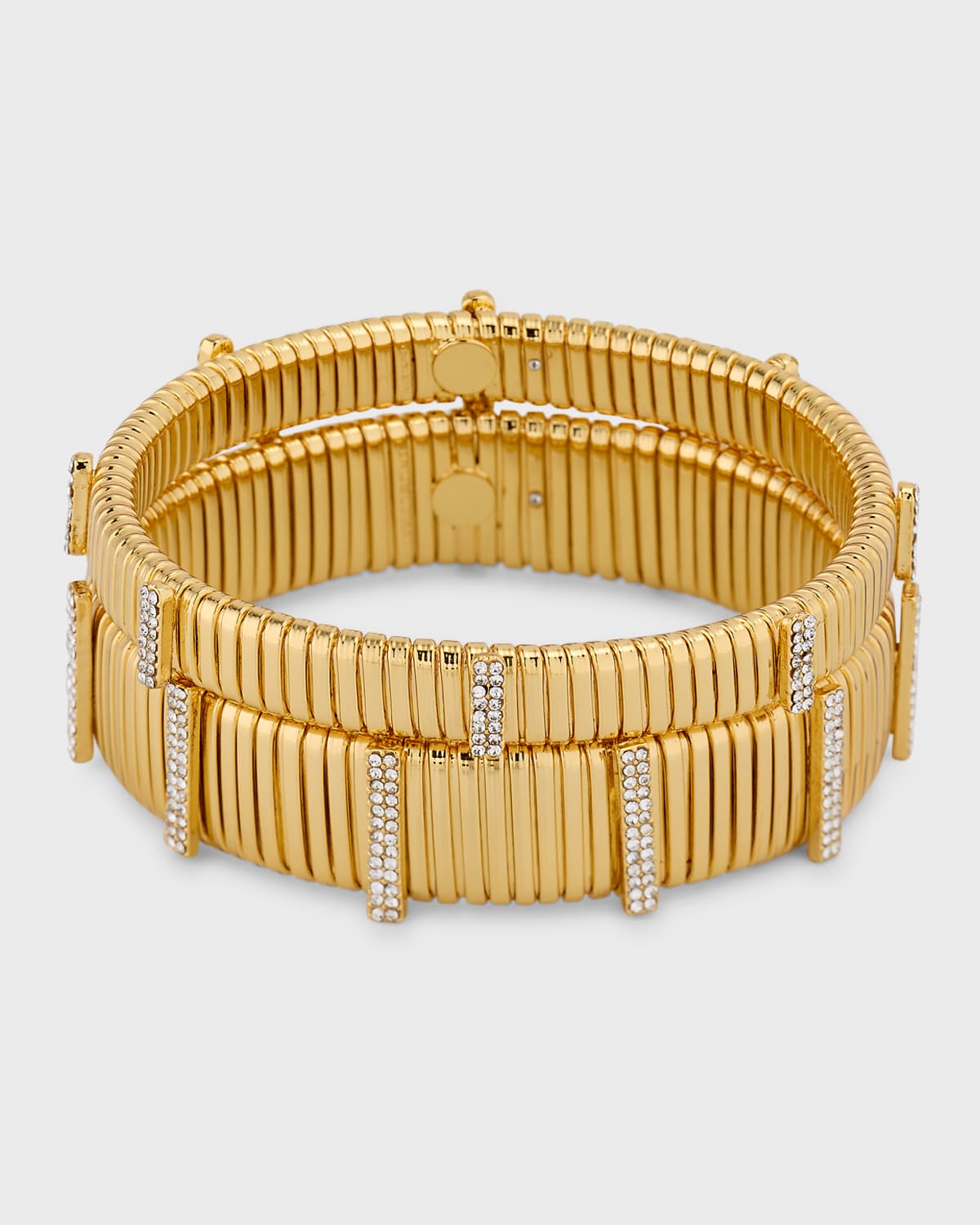 Baublebar Casey Pleated Bracelets In Gold