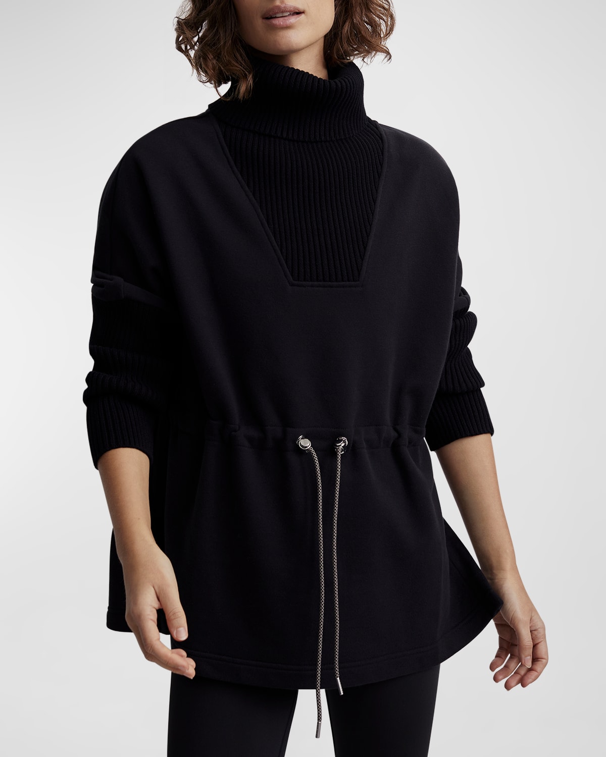 Longline outlet turtleneck sweater