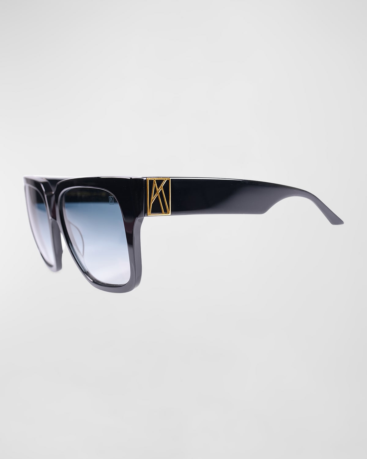 Anna-Karin Karlsson Panther Square Titanium-Crystal Sunglasses