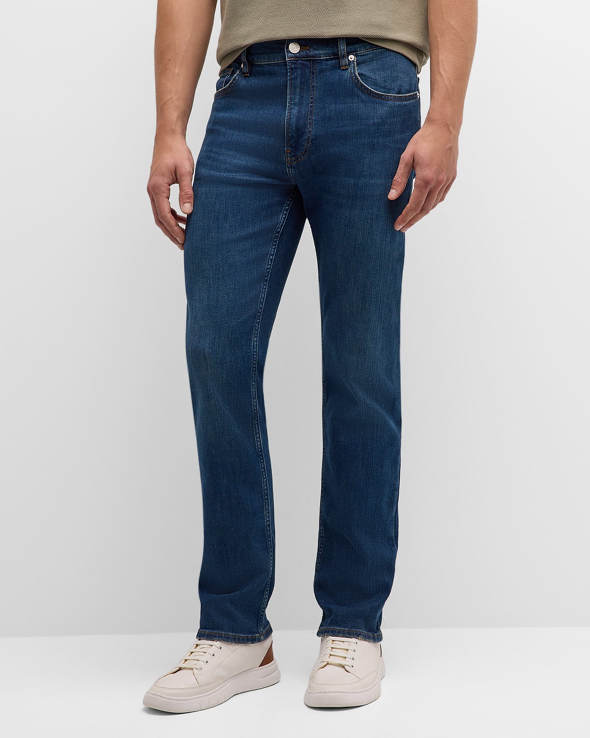 Frame Men's Modern Straight Jeans In Blue