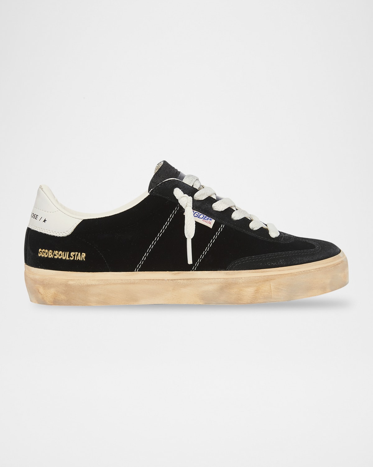 Golden Goose Soul Star Velvet Suede Low-top Sneakers In Multi
