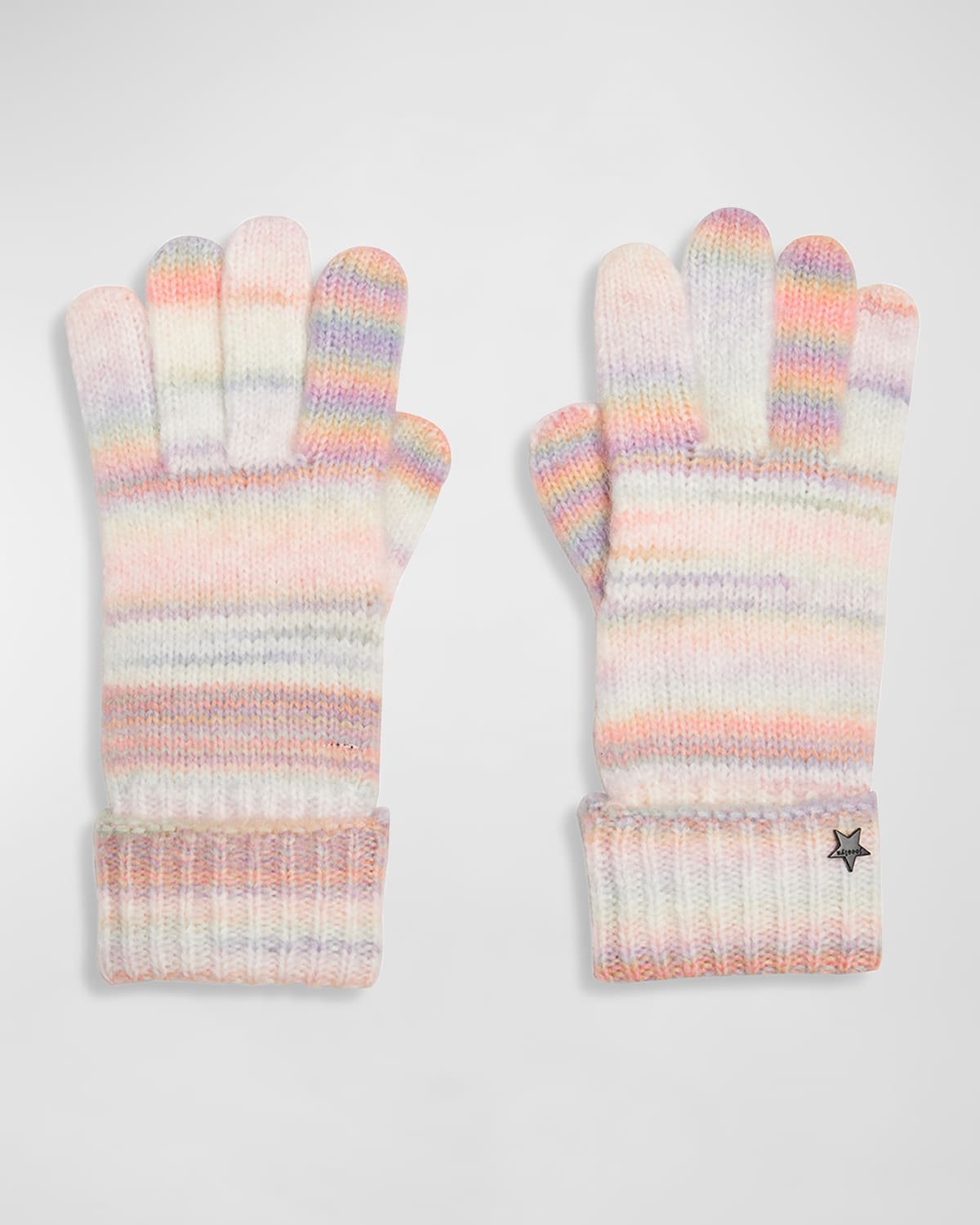 Jocelyn Space-dyed Wool Gloves In Multi