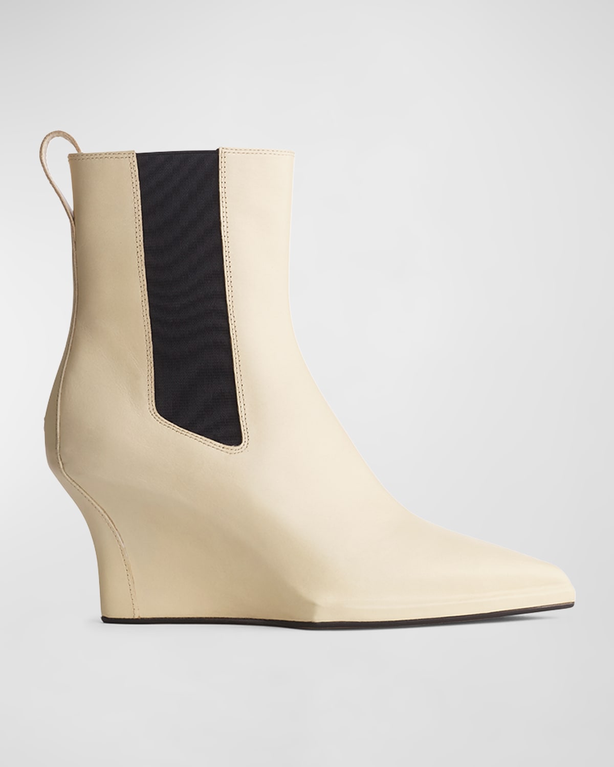 Rag & Bone Eclipse Leather Wedge Chelsea Ankle Boots In Mcdamia