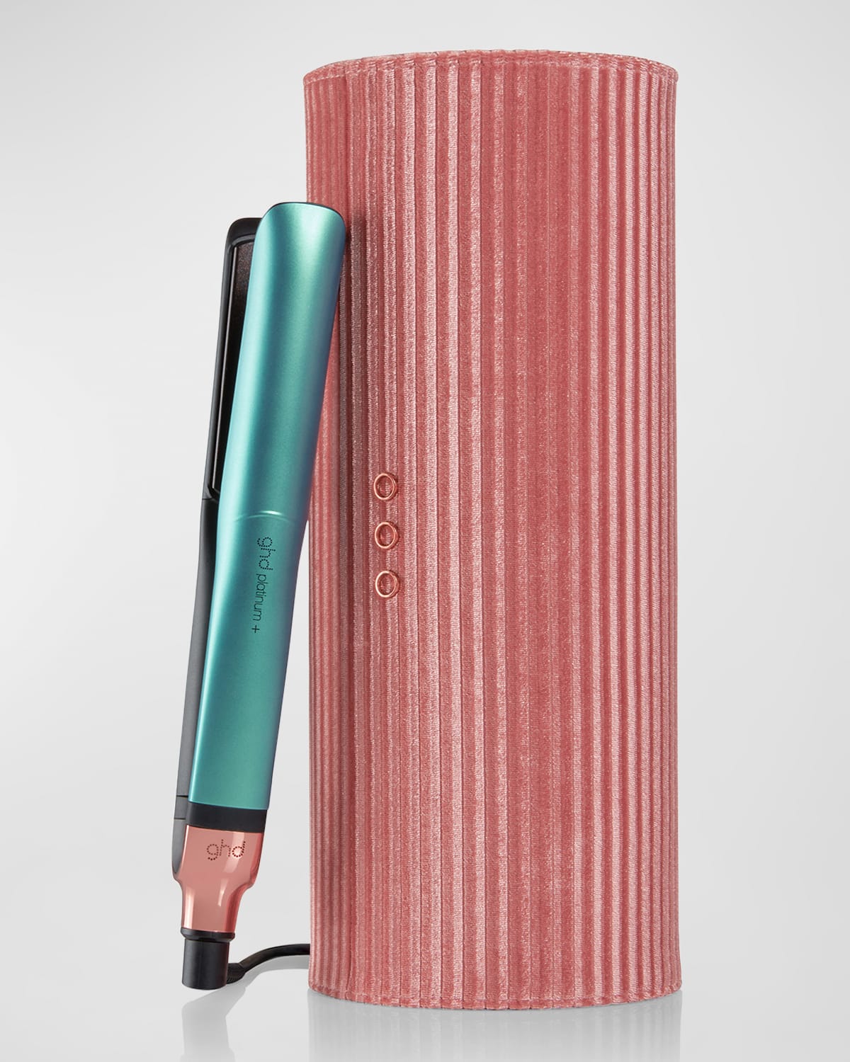 Limited edition ghd platinum+ straightener brushed in alluring