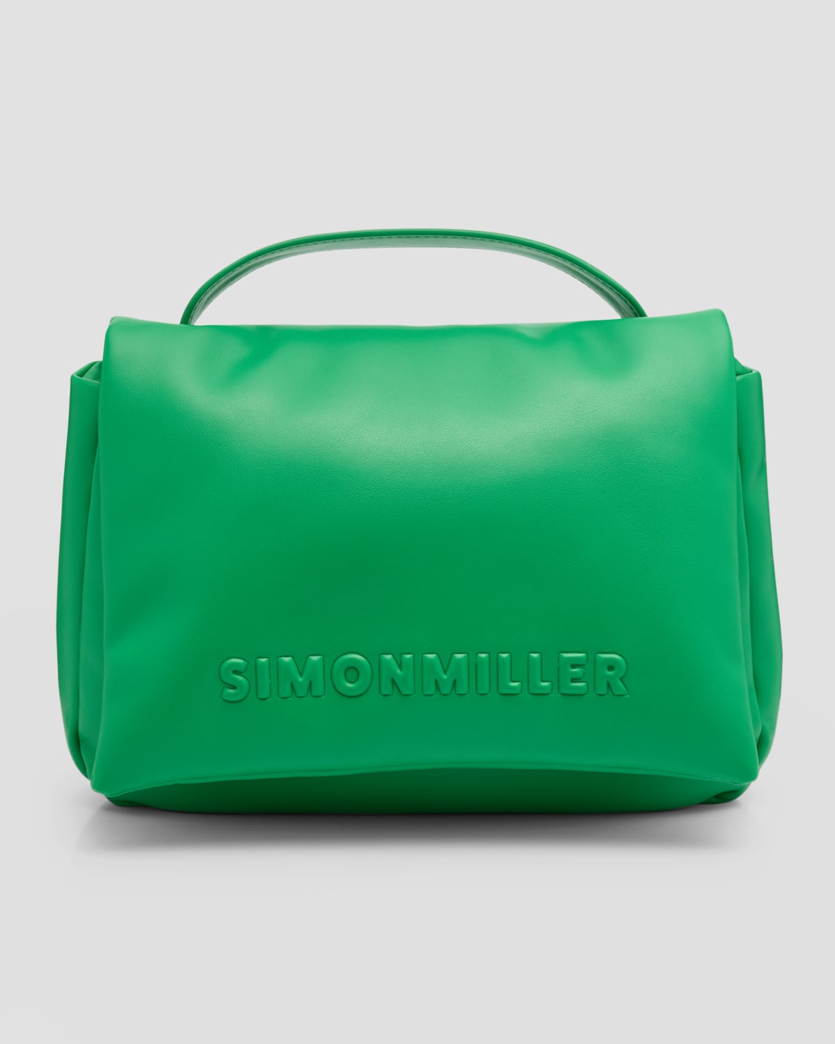 Simon Miller Flap Faux-leather Shoulder Bag In Highland Green