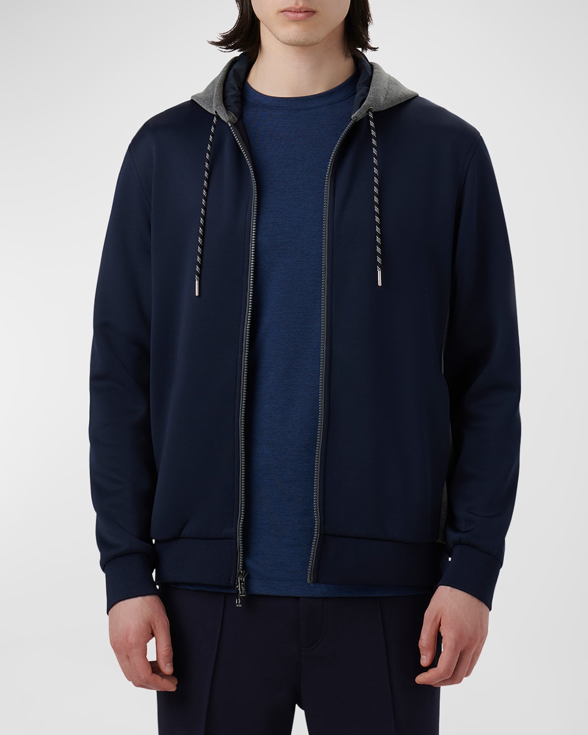 Men's Soft Touch Full-Zip Hooded Jacket