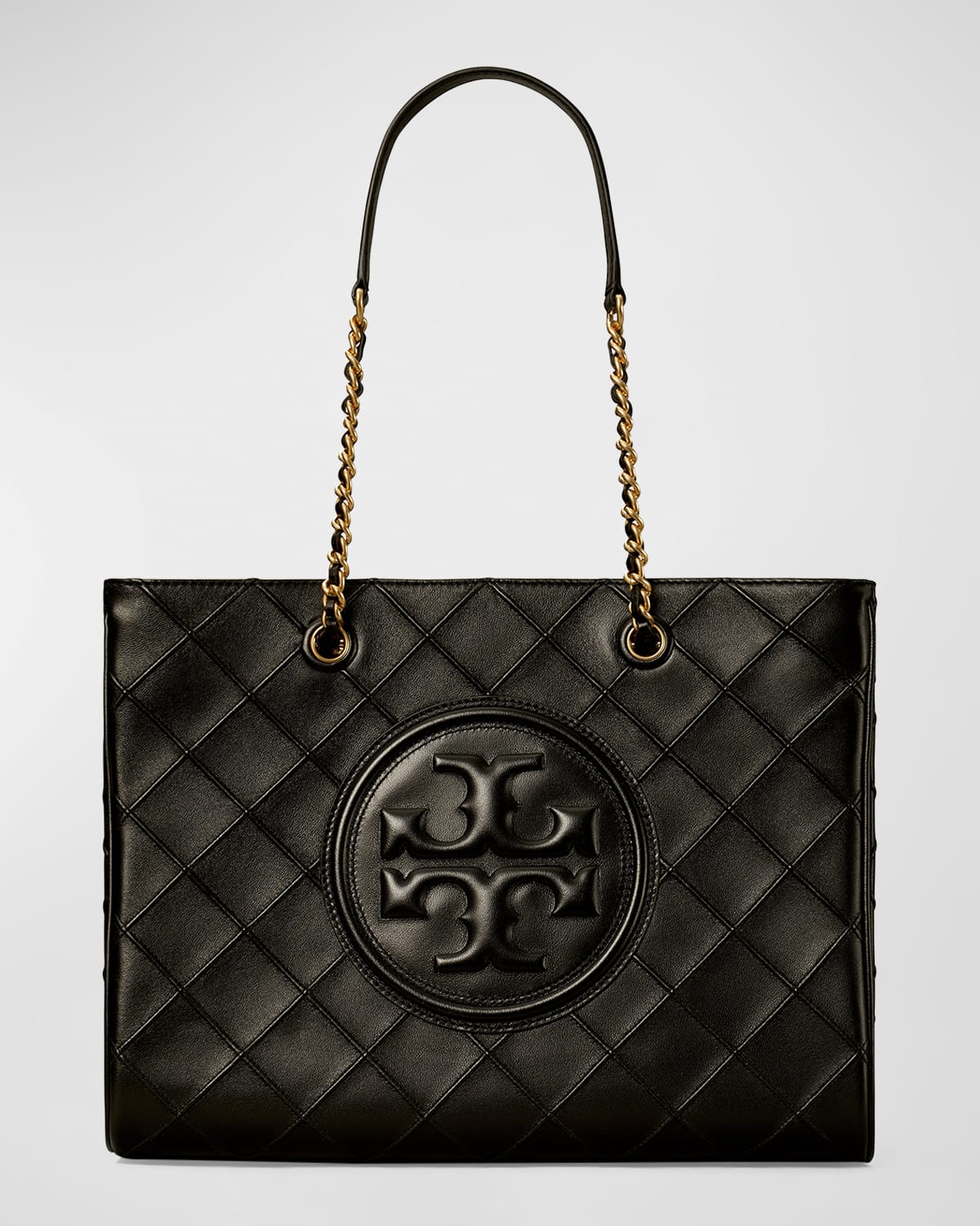 TORY BURCH FLEMING QUILTED CHAIN TOTE BAG