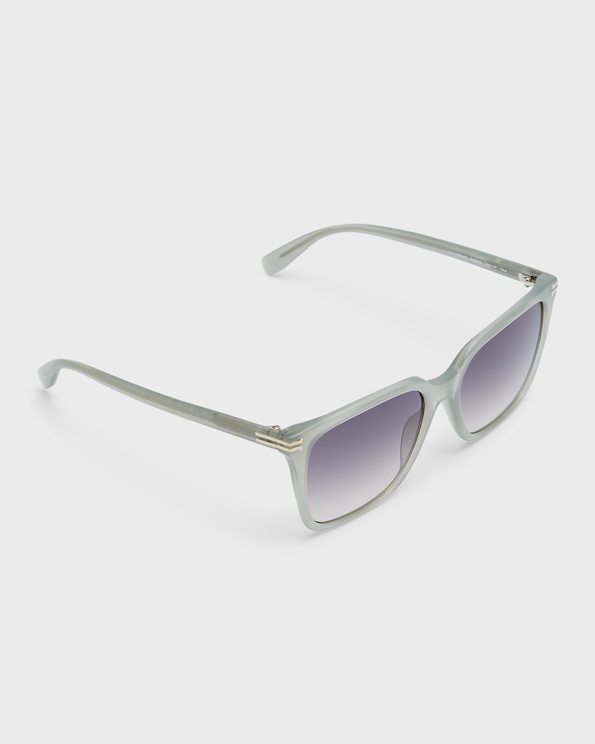 Sleek Gradient Acetate Square Sunglasses