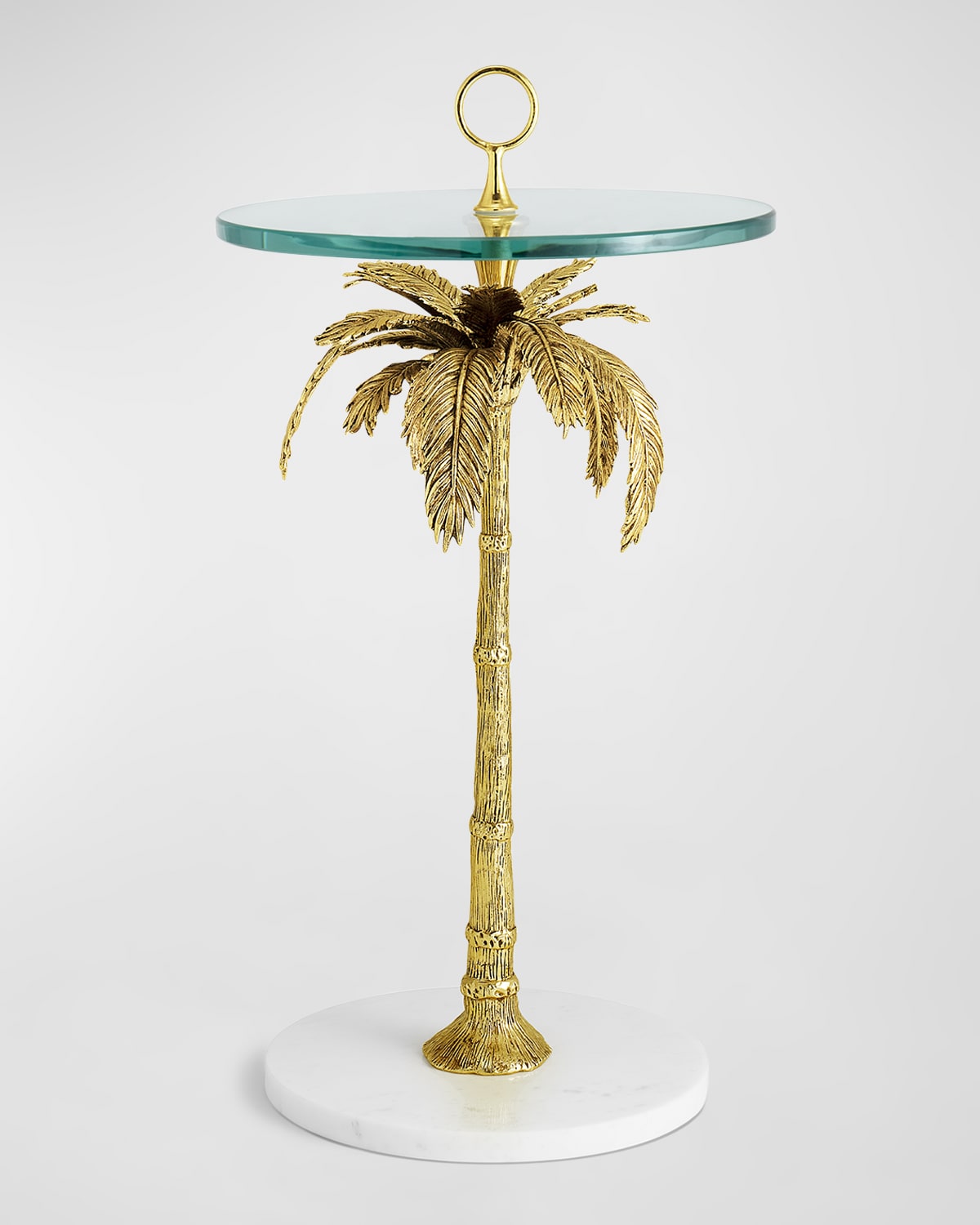 Michael Aram Palm Cocktail Table In Gold