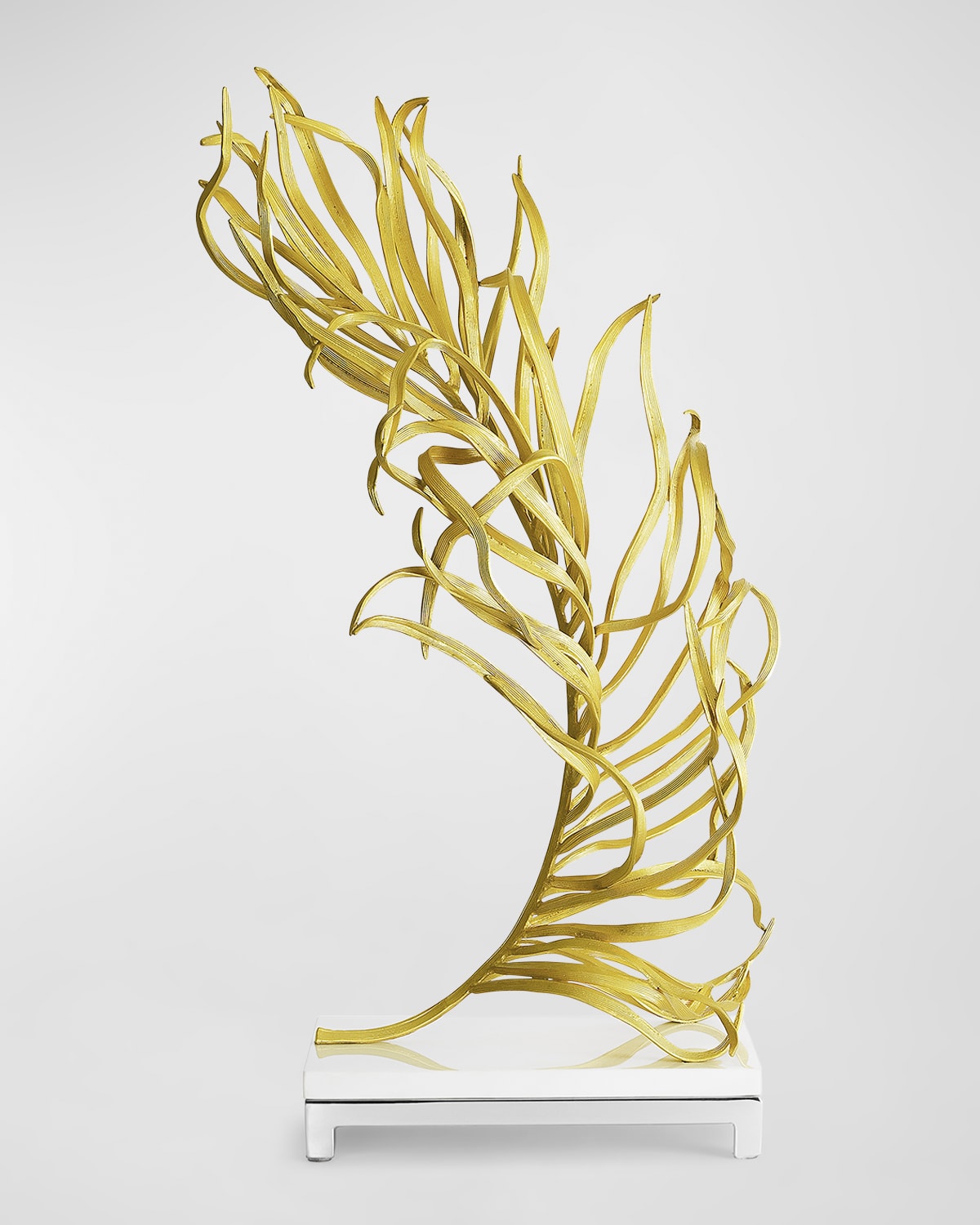 Michael Aram Palm Frond Sculpture In Gold