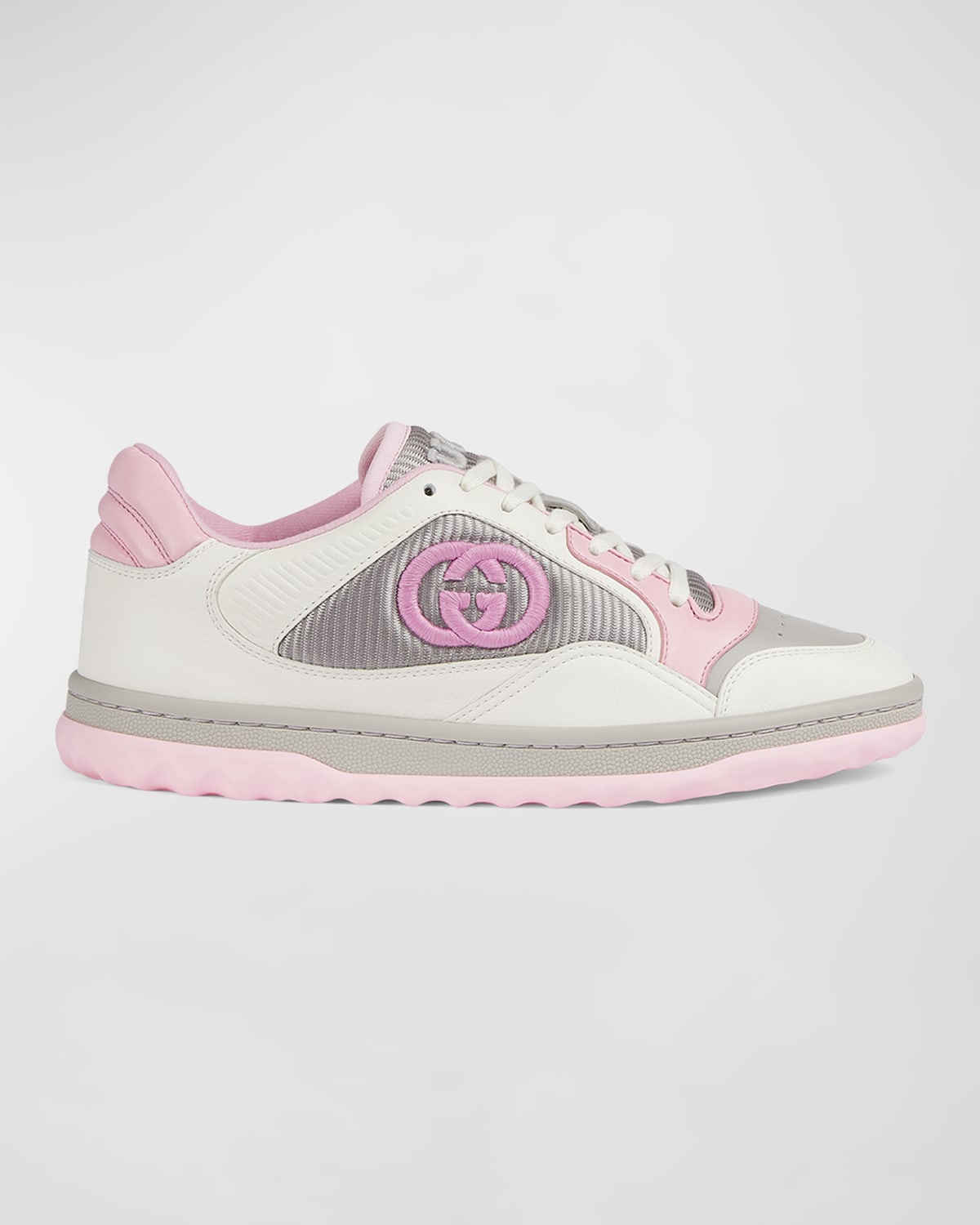 Gucci Mac80 Leather Sneakers In Pink