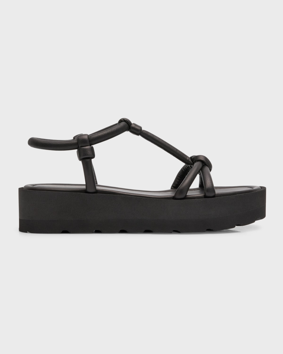 Shop Gianvito Rossi Marine Sandals In Black