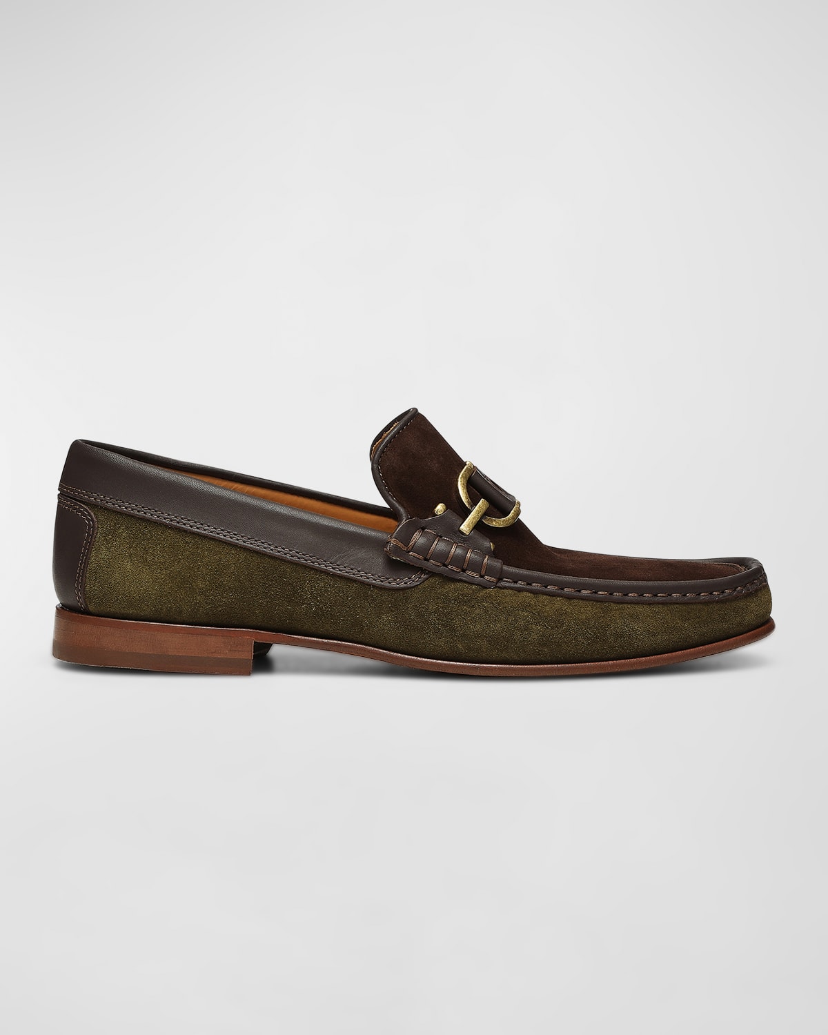 Donald J Pliner Men s Suede Leather Bit Loafers Smart Closet