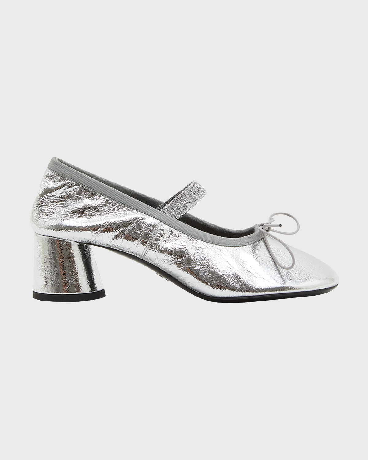PROENZA SCHOULER GLOVE METALLIC MARY JANE BALLERINA PUMPS