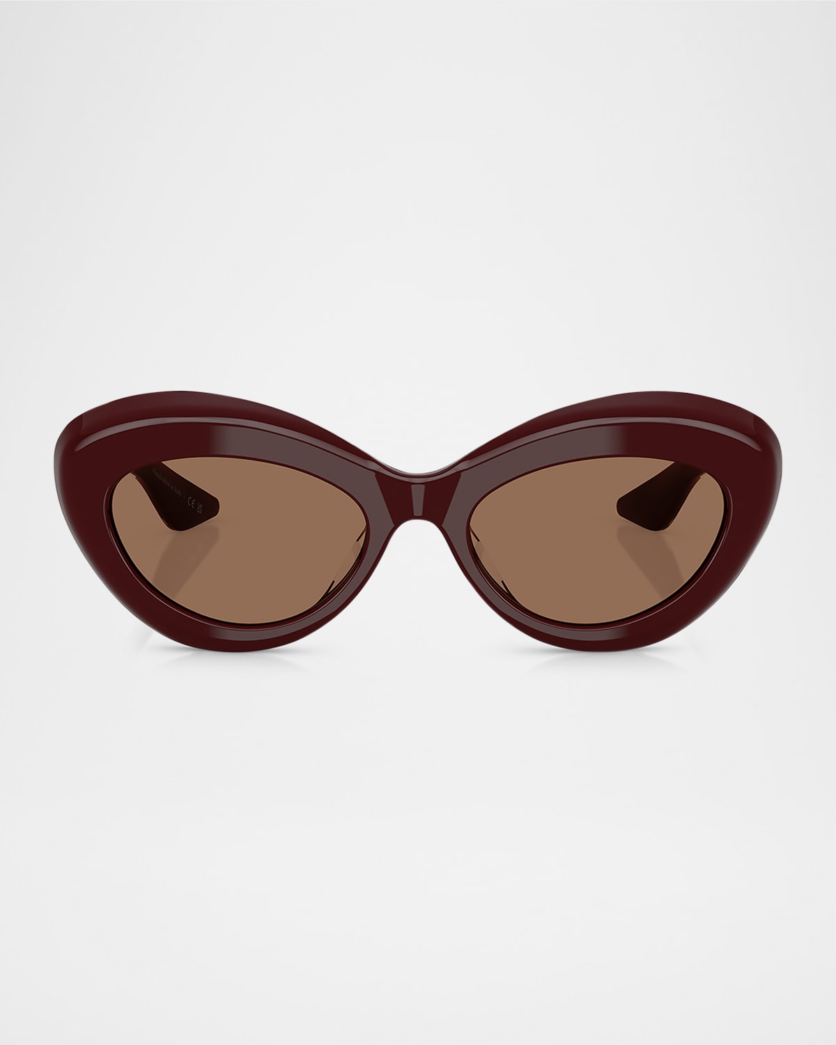 Bold Acetate Oval Sunglasses