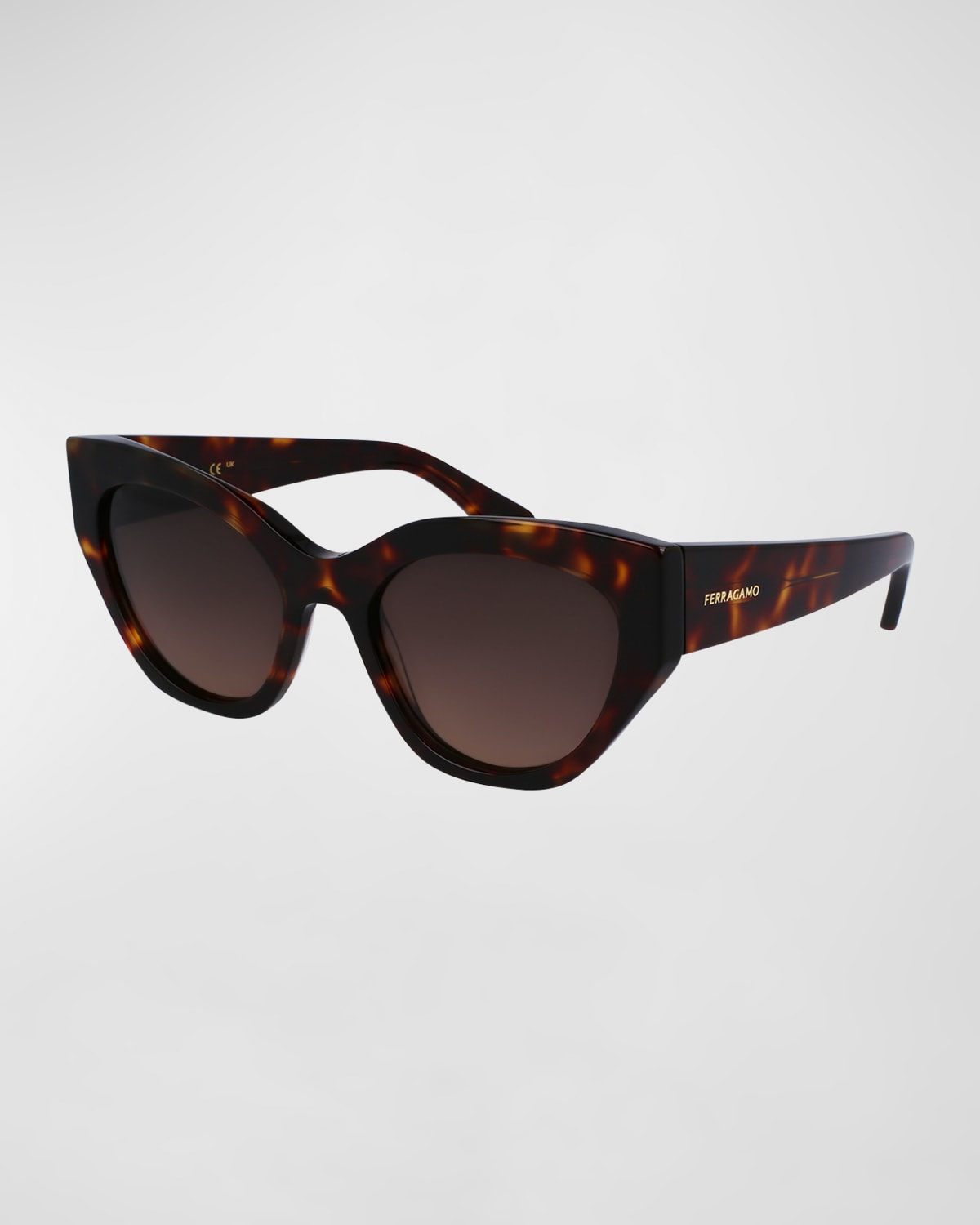 Classic Logo Acetate Cat-Eye Sunglasses