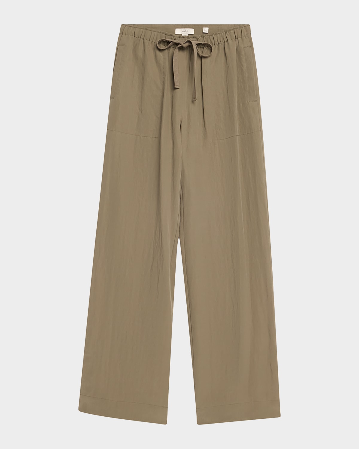 Vince Drawstring Utility Pants In Smoky Moss